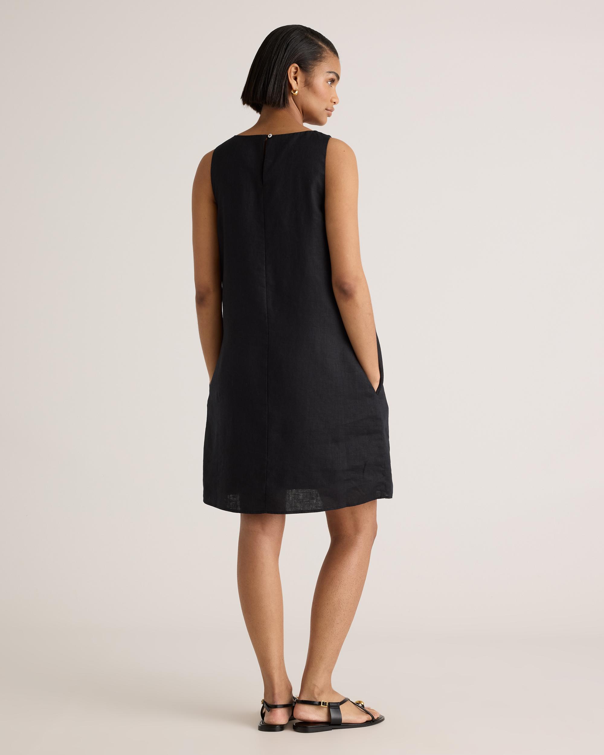 Quince | Women's 100% European Linen Tank Top Mini Dress Product Image