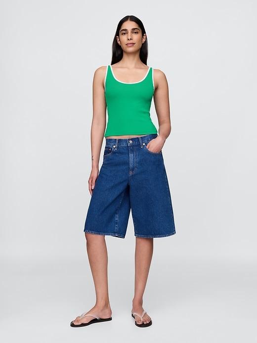 Modern Cropped Tank Top Product Image