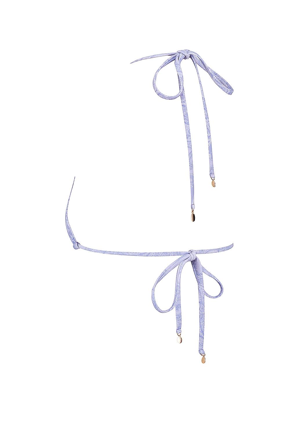 Caribe  lavender paisley bikini top Product Image