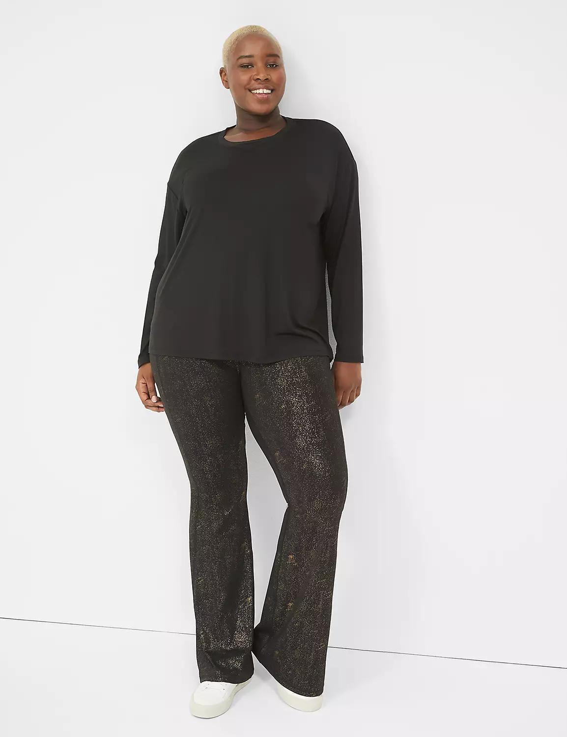 LIVI Soft Long-Sleeve Crew-Neck Recycled Tee Product Image