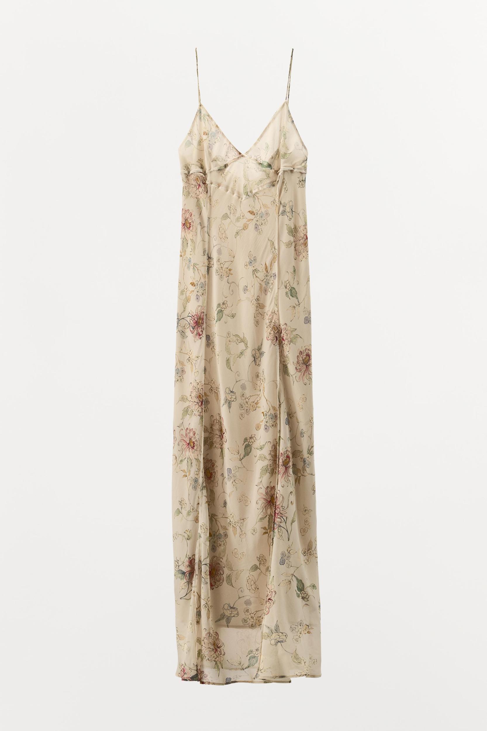 FLORAL PRINT STRAPPY DRESS Product Image