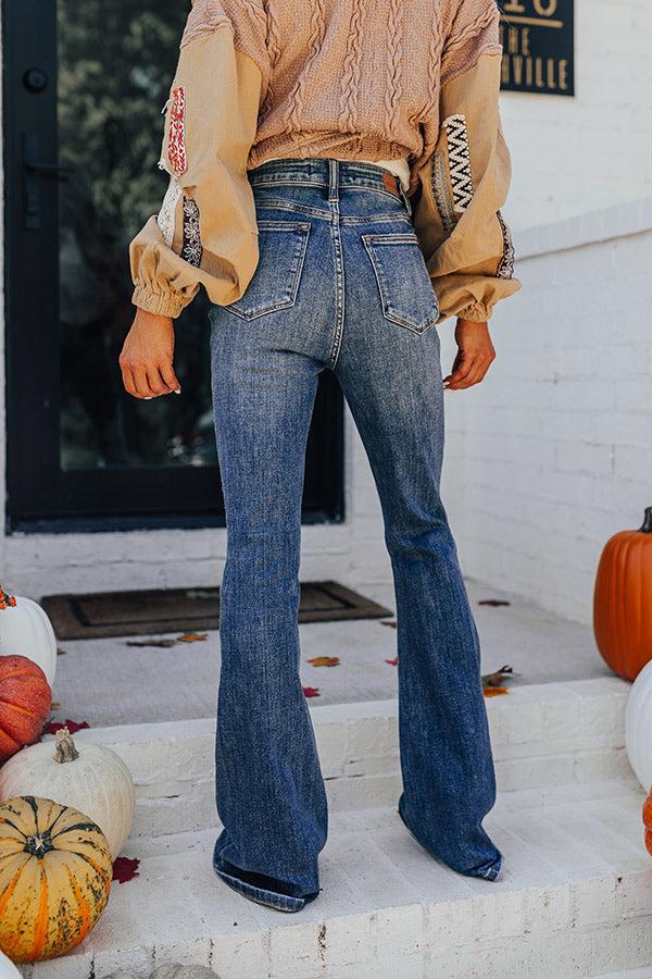 Judy Blue The Athena High Waist Distressed Flare Product Image