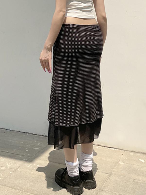 Printed Slim Straight Maxi Skirt Product Image