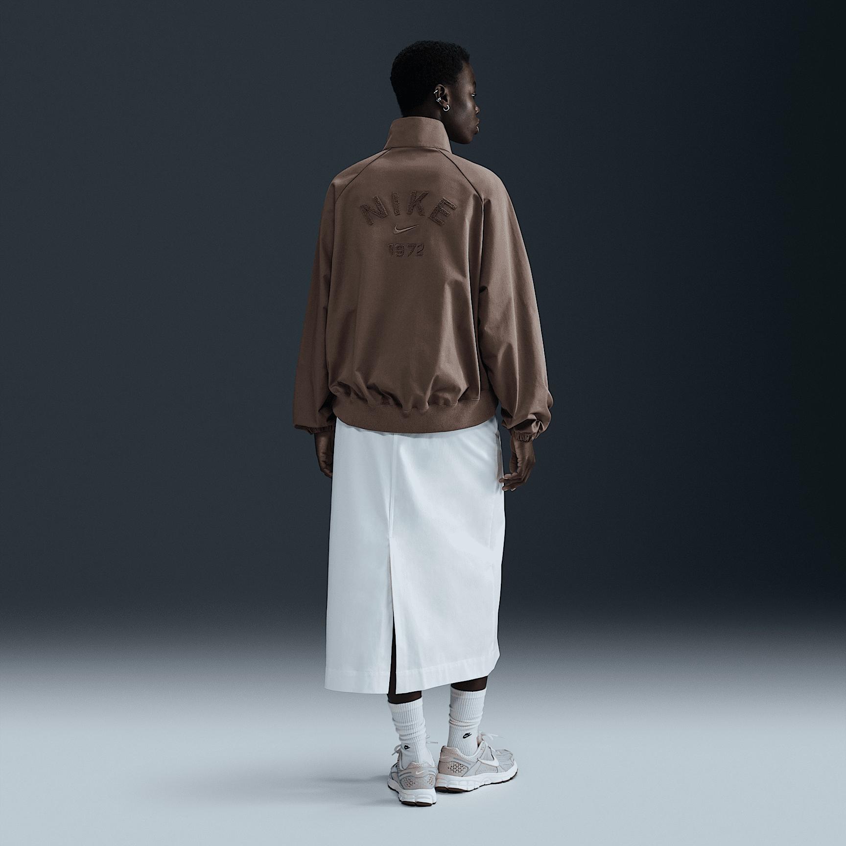 Nike Sportswear Collection Women's Oversized Twill 1/4-Zip Top Product Image