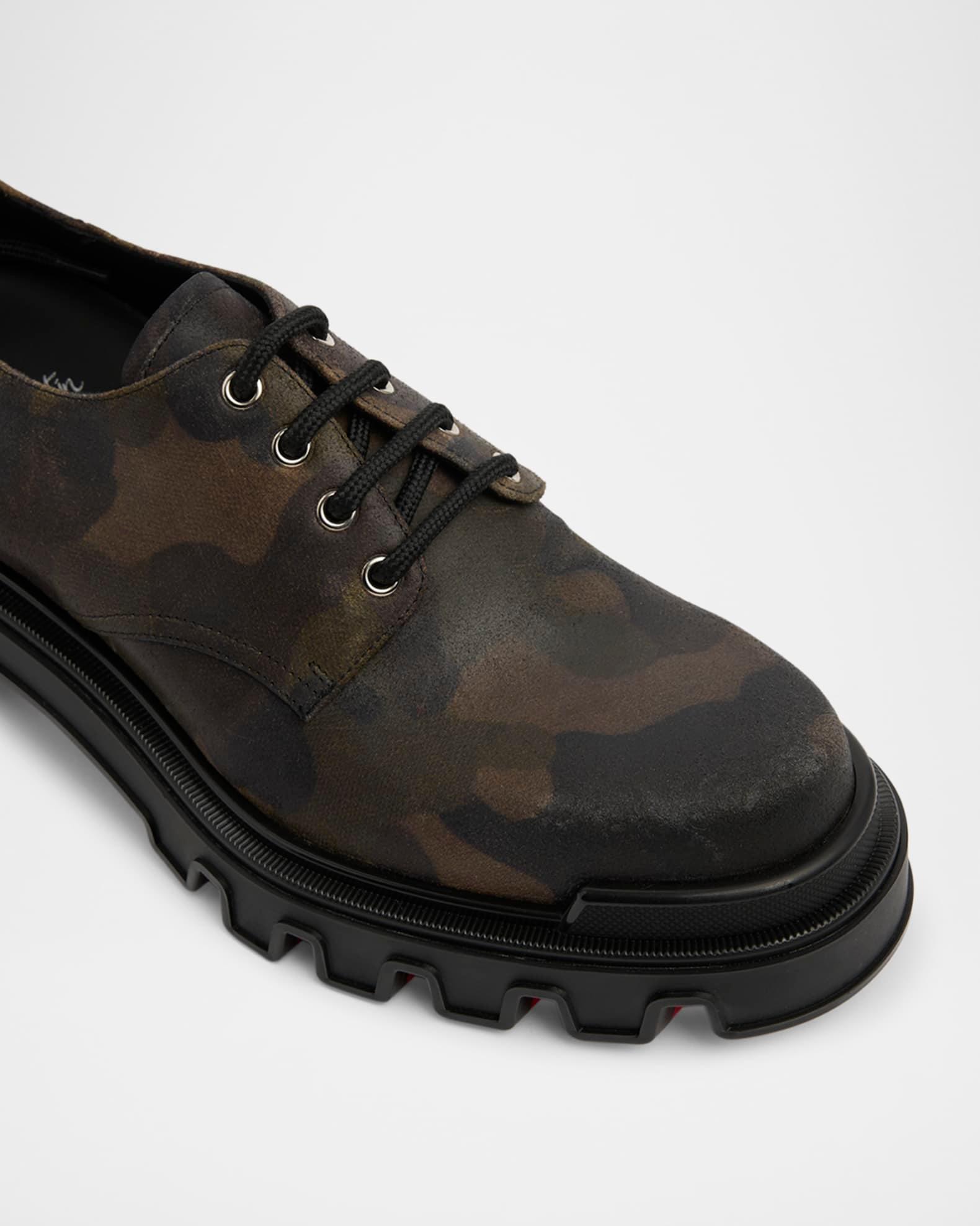 Men's Trott Dune Camouflage Leather Oxfords  Product Image
