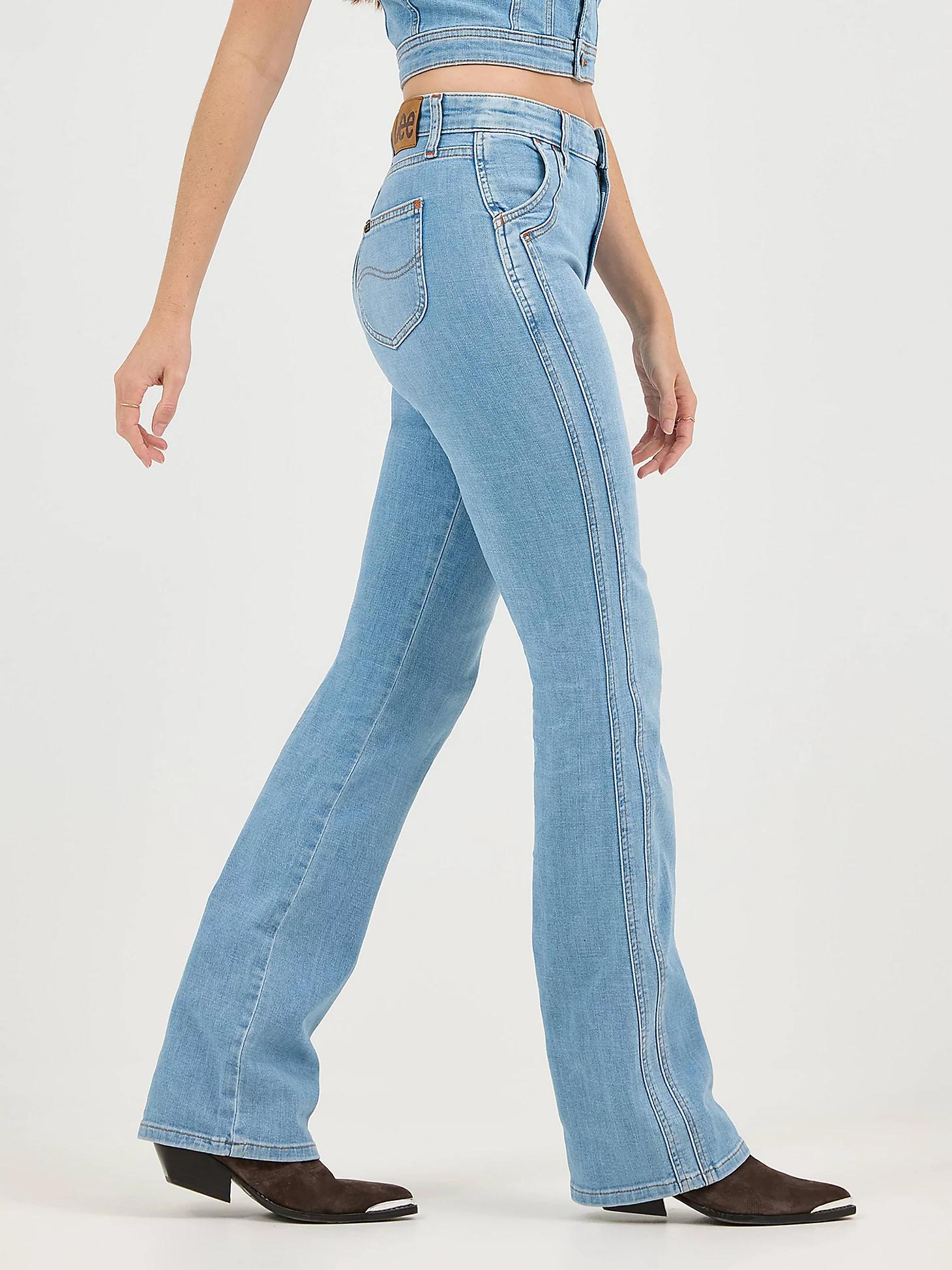 Women's High Rise Double Side Seam Bootcut Jean | Women's Jeans | Lee® Product Image