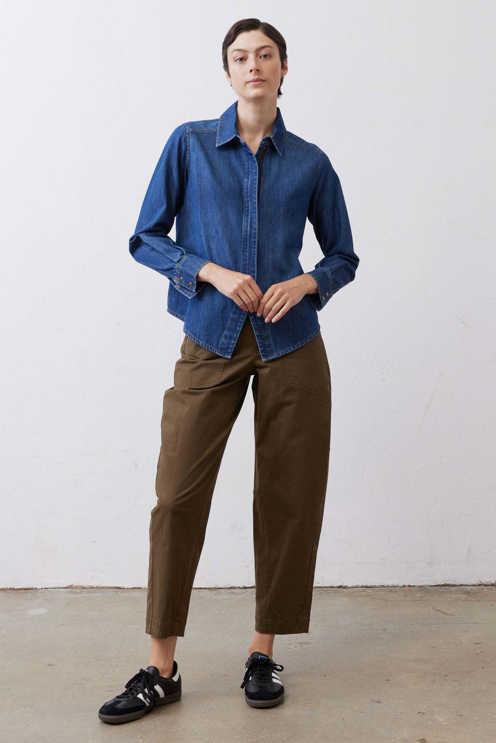 The Slouchy Soft Twill Pants Product Image