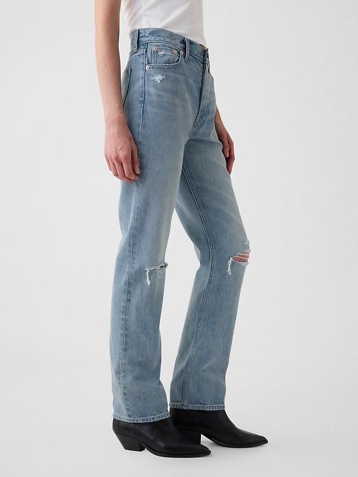 High Rise Rigid '90s Straight Jeans Product Image