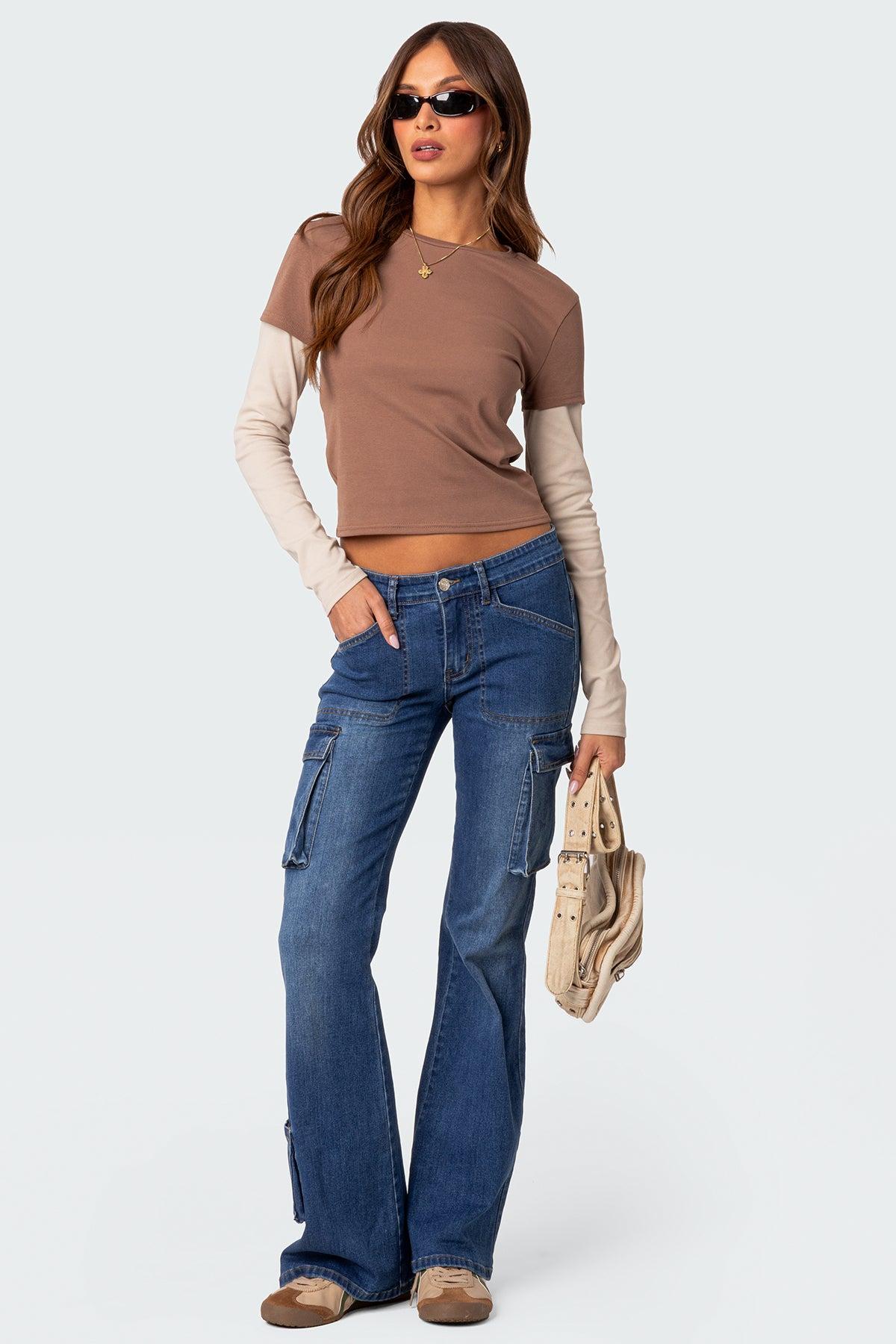 Mood Layered Long Sleeve T Shirt Product Image