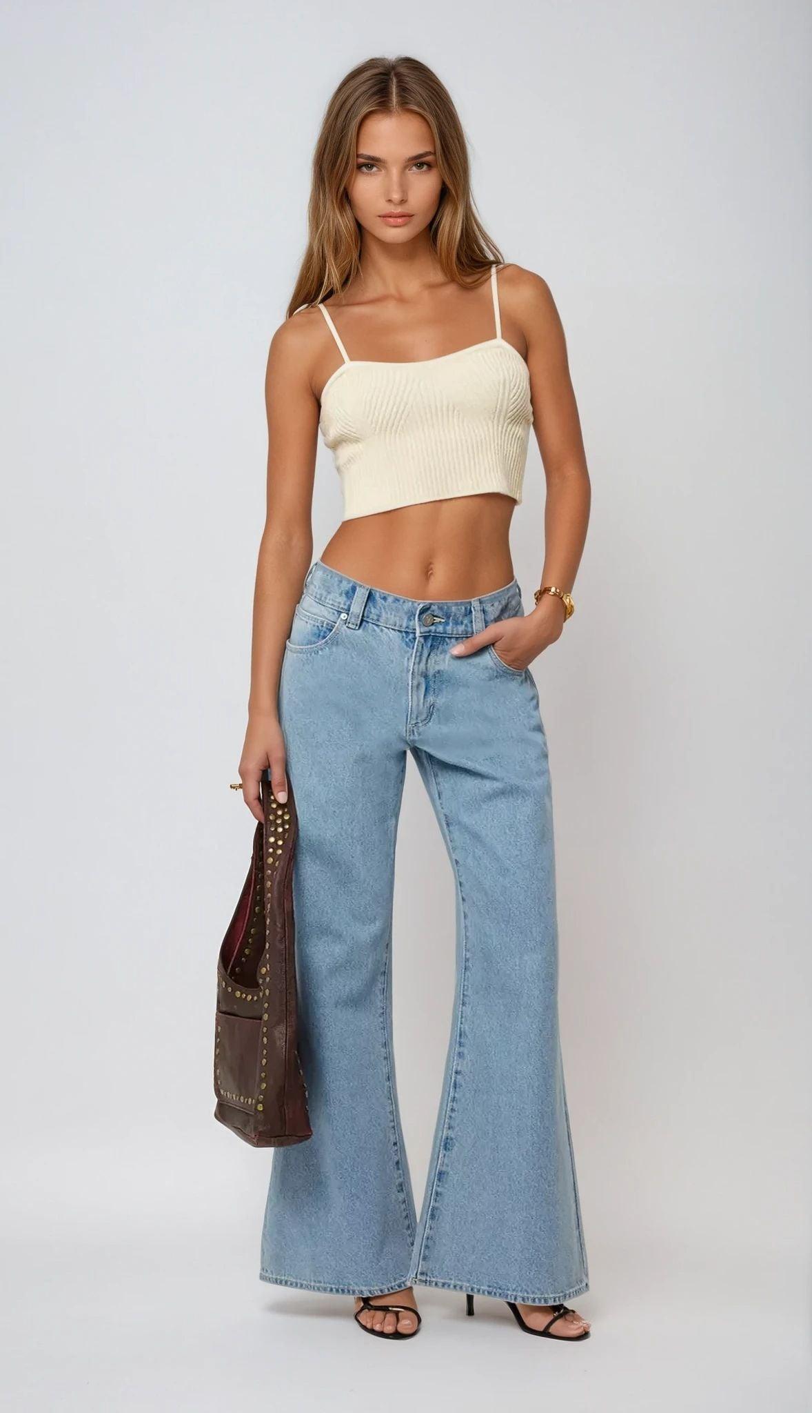 ABRAND 99 BAGGY FLARE JEANS PARIS Product Image