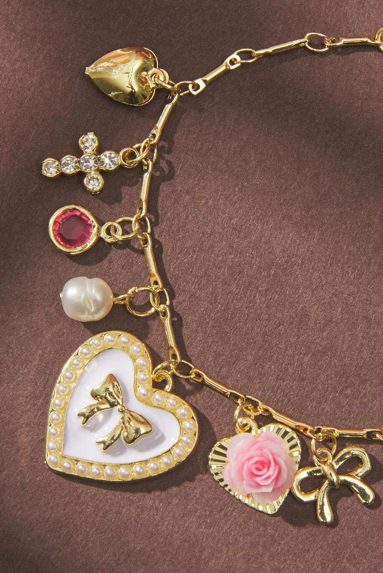 Dainty Flower Charm Bracelet Product Image