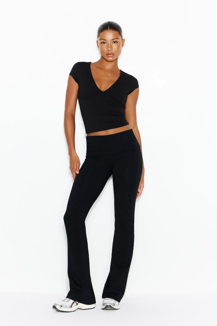 Sleek Plunge T-Shirt Product Image