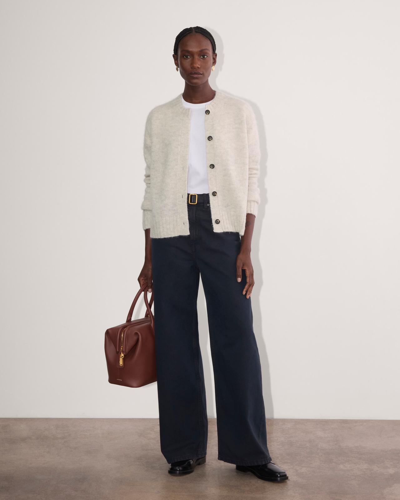 The Crew Cardigan in Alpaca Product Image