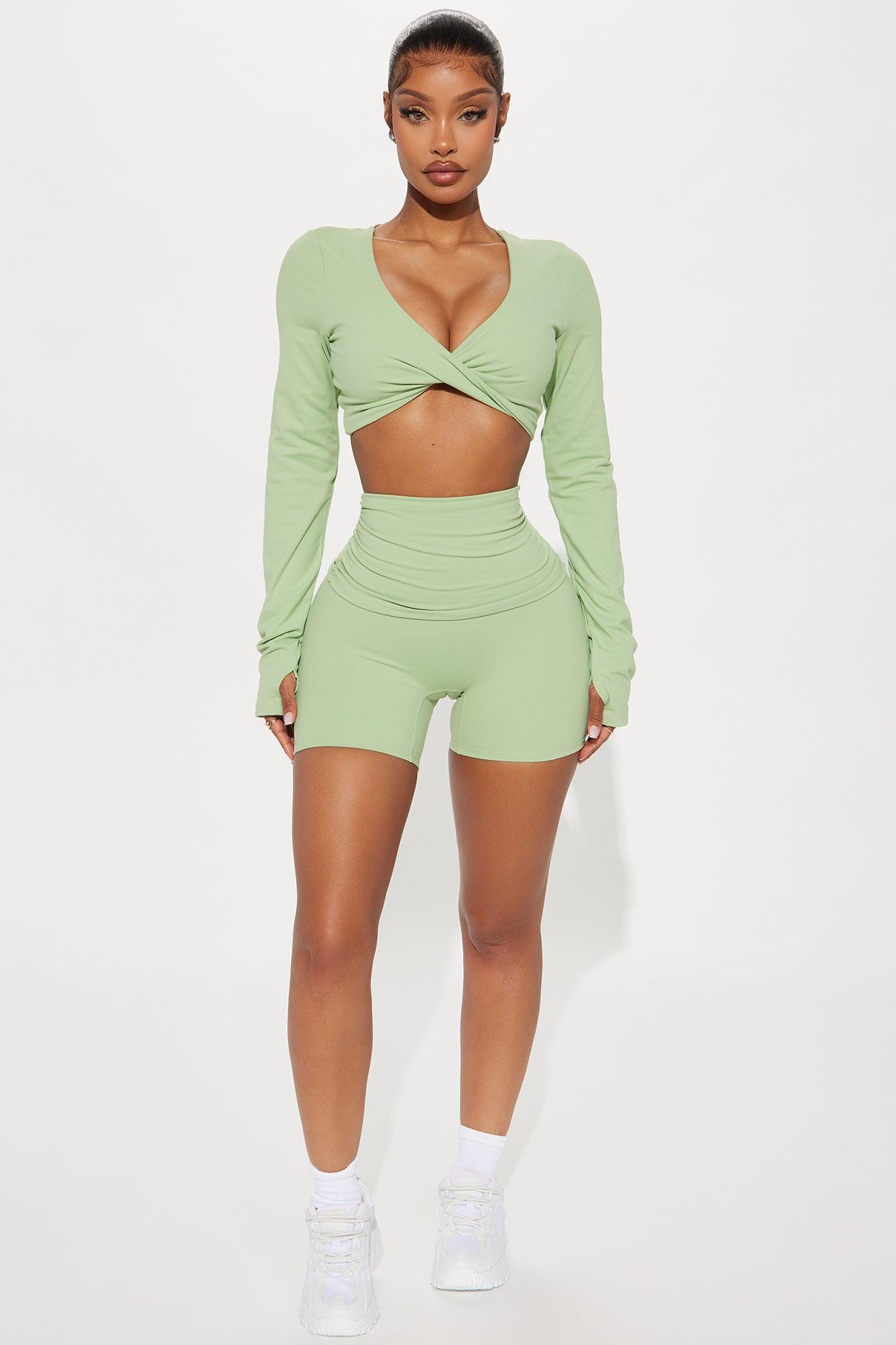 Free Flow Super Soft Active Top - Sage Product Image