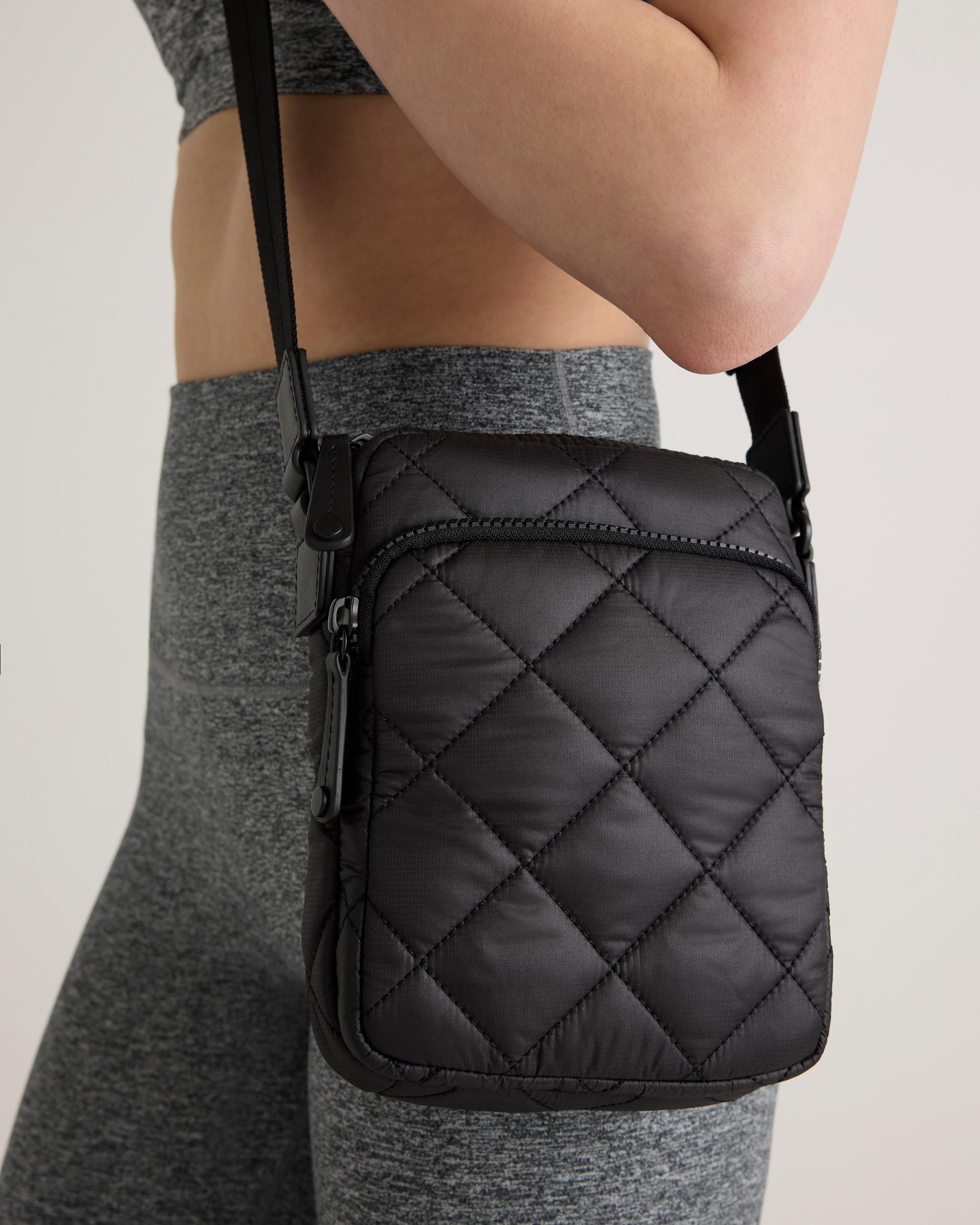 Quince | Women's Transit Quilted Phone Crossbody Nylon Product Image