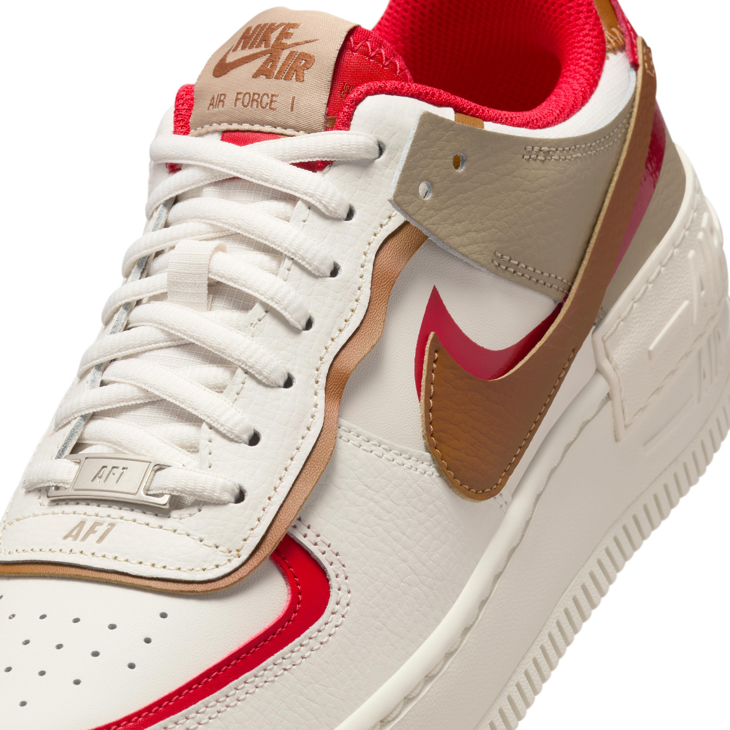 Nike Womens Air Force 1 Shadow Shoes | HQ3400-030 Product Image