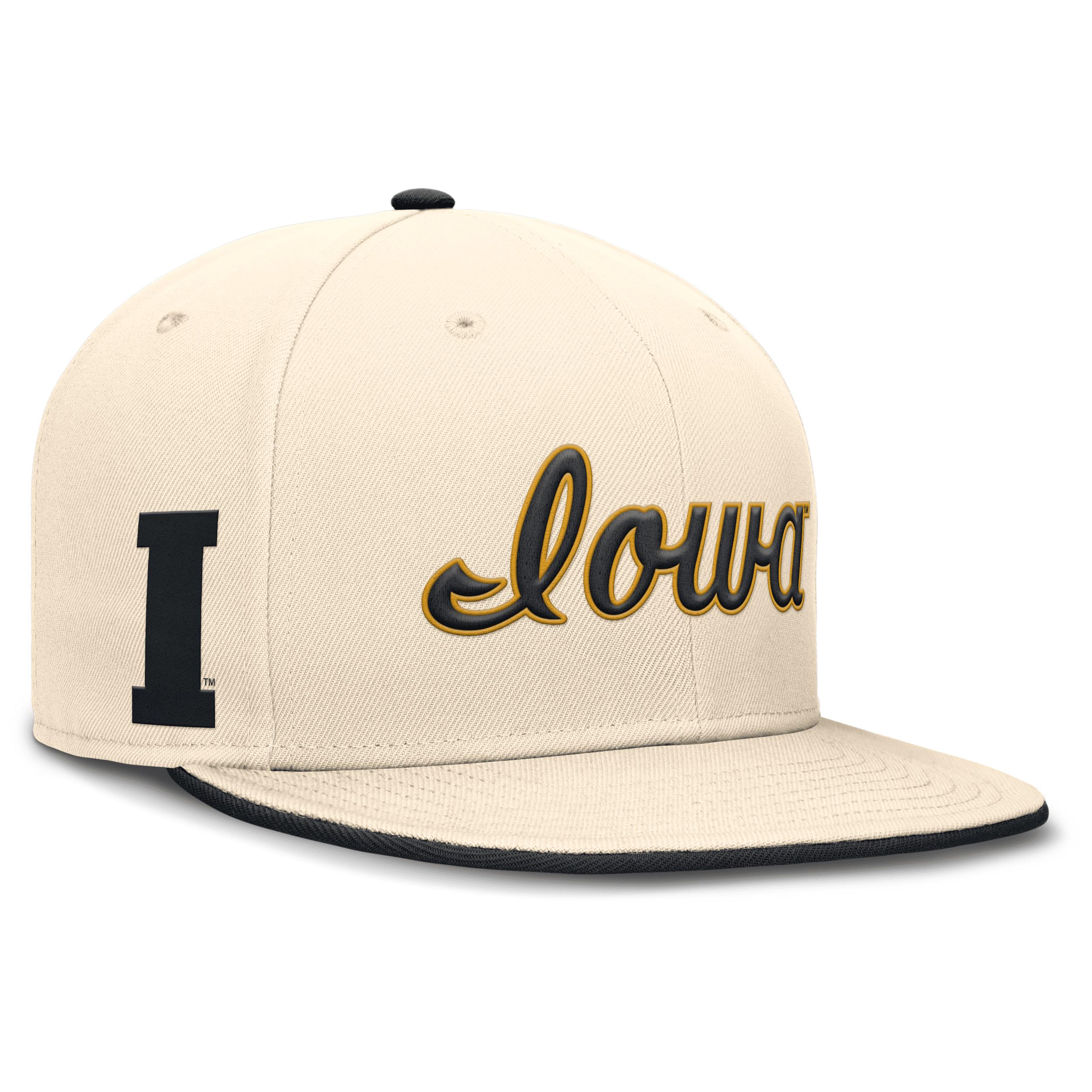 Iowa Hawkeyes Primetime True Nike Men's Dri-FIT College Fitted Hat Product Image