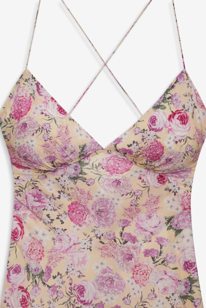 Elea Maxi Dress — Yellow Product Image