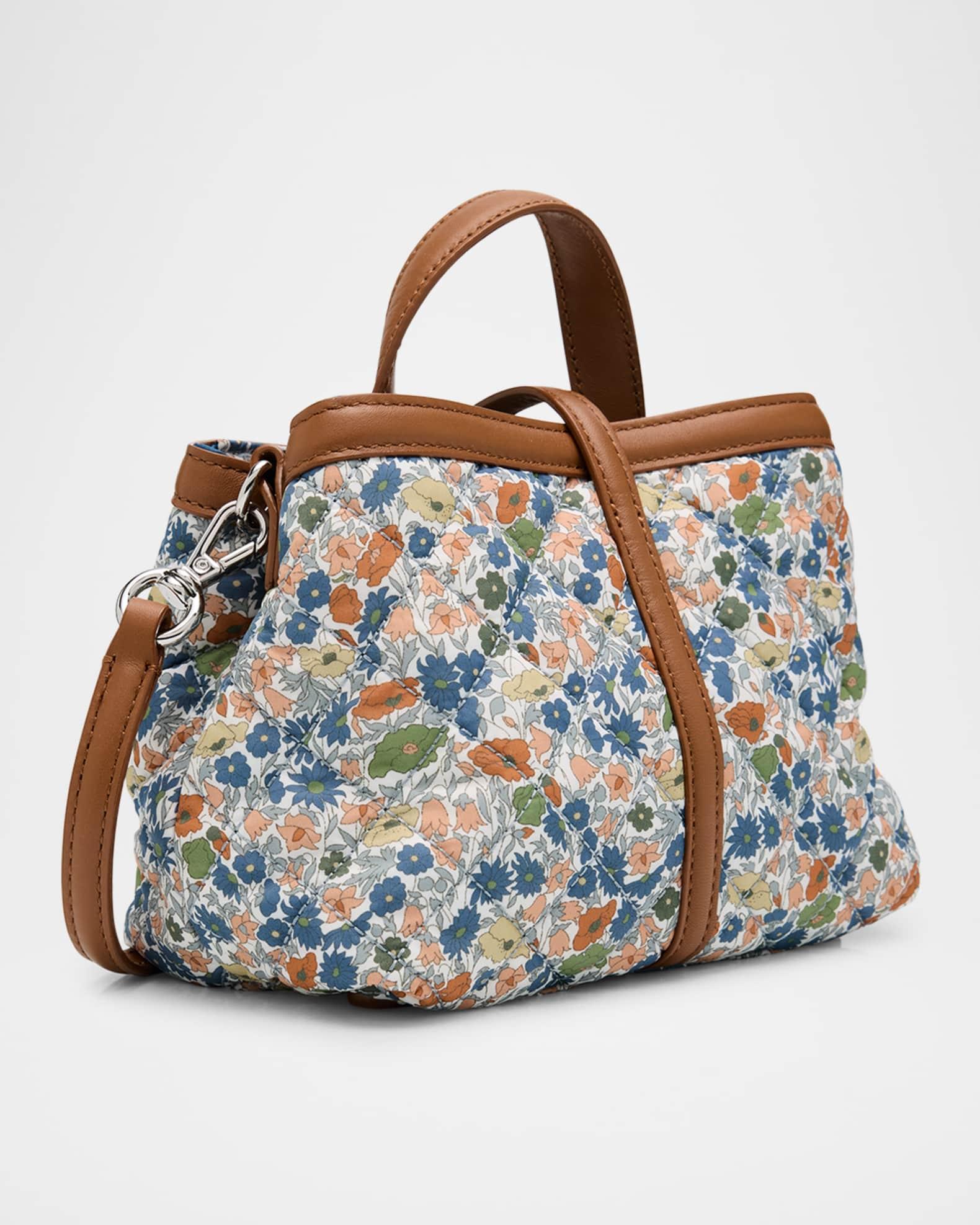Astor Mini Floral-Print Quilted Top-Handle Bag Product Image