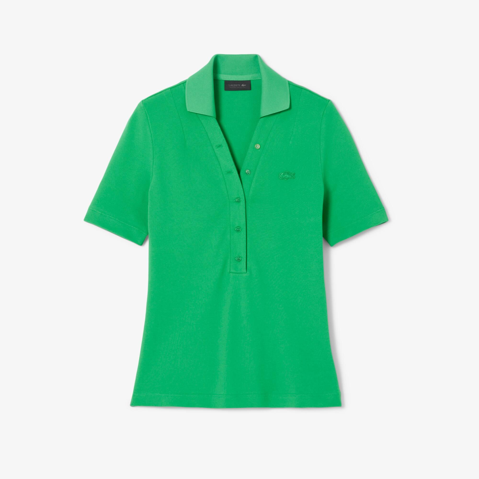 Runway Slim Fit Mini Piqué Polo Product Image