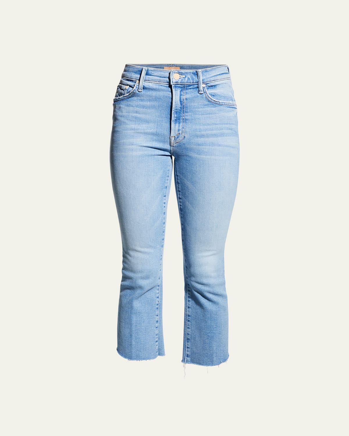 Womens The Insider Crop Step Fray Jeans Product Image