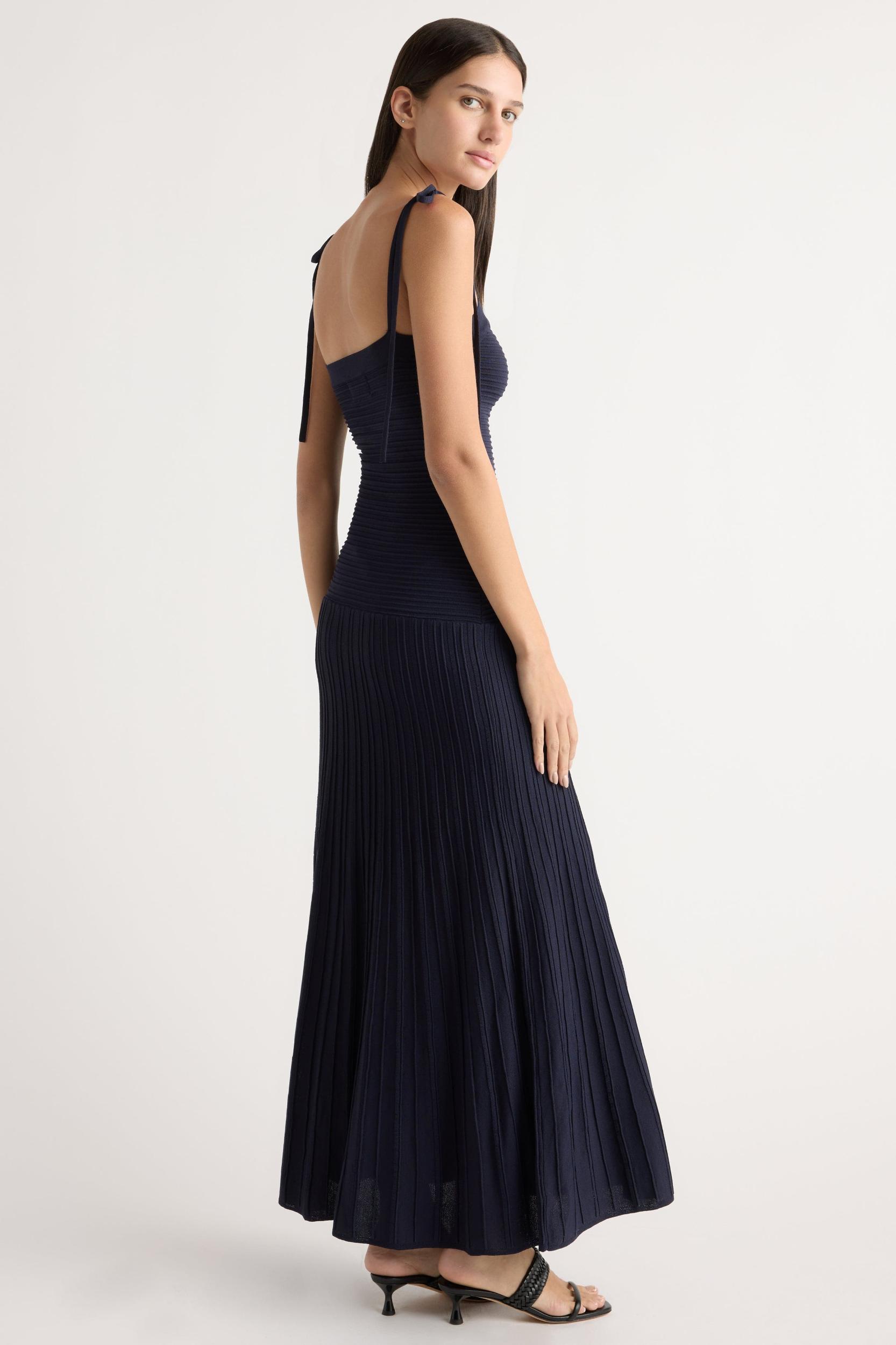 Chan Ottoman-Knit Dress Product Image