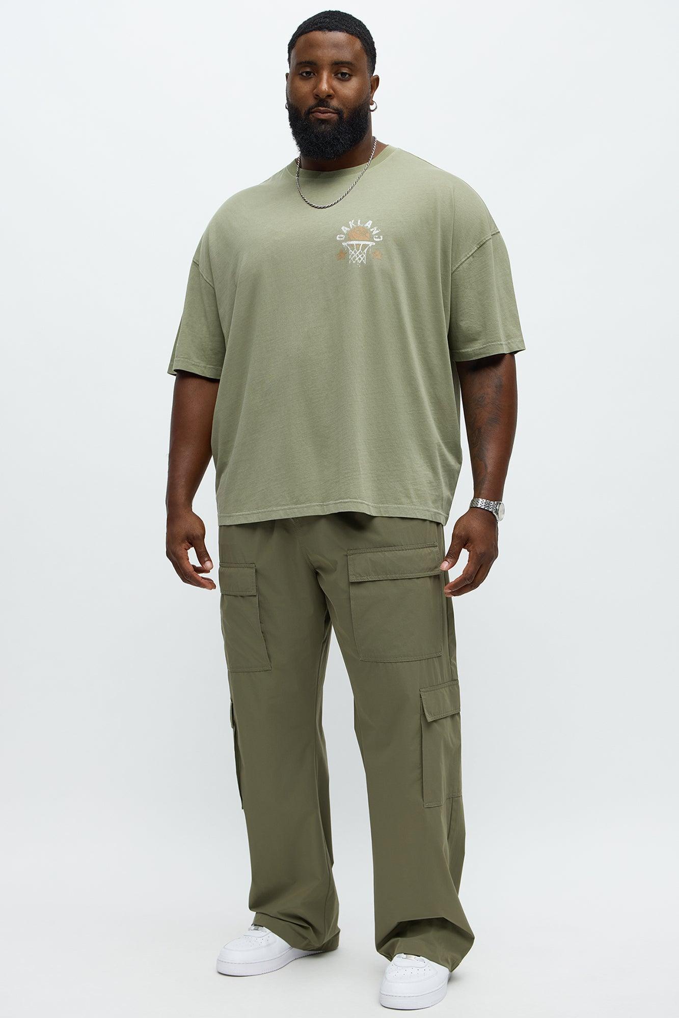 Oakland 78 Oversized Short Sleeve Tee - Olive Male Product Image