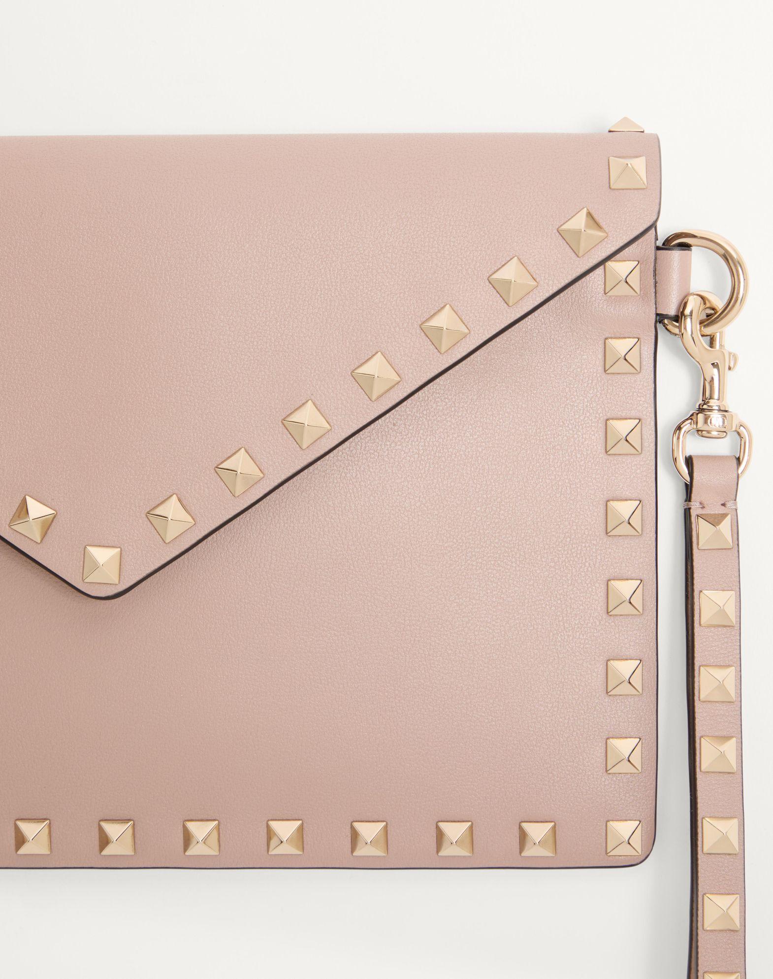 Rockstud Calfskin Pouch Product Image