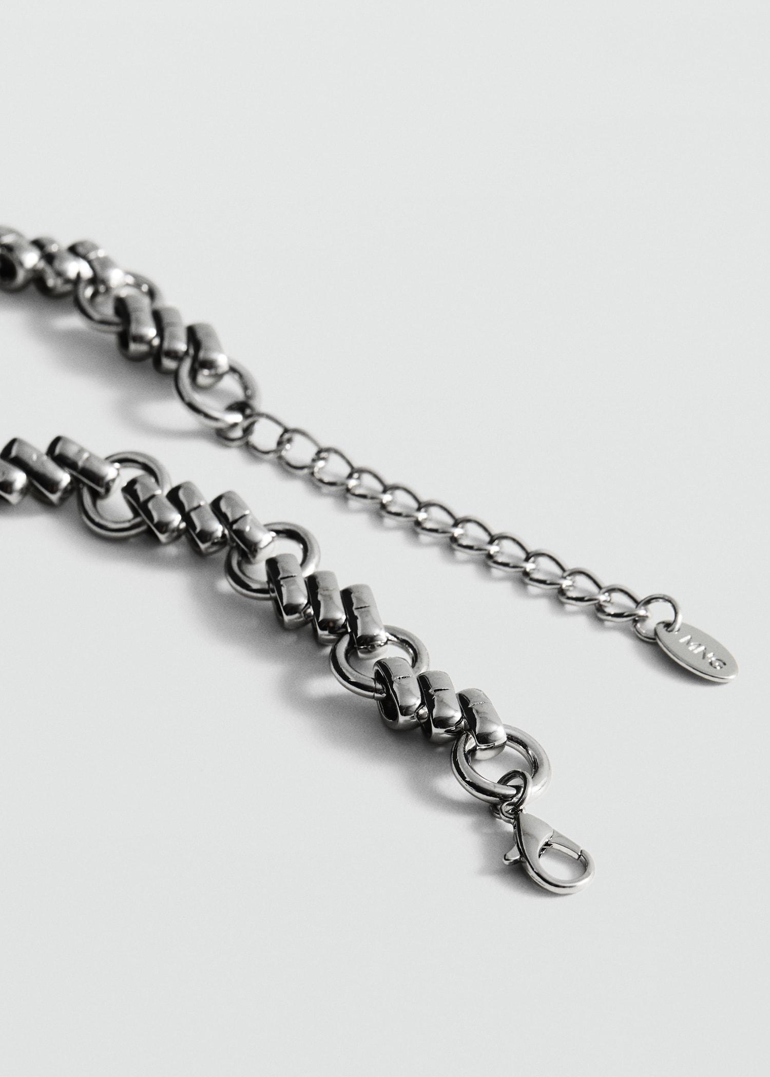 Link mixed necklace - Women | MANGO USA Product Image