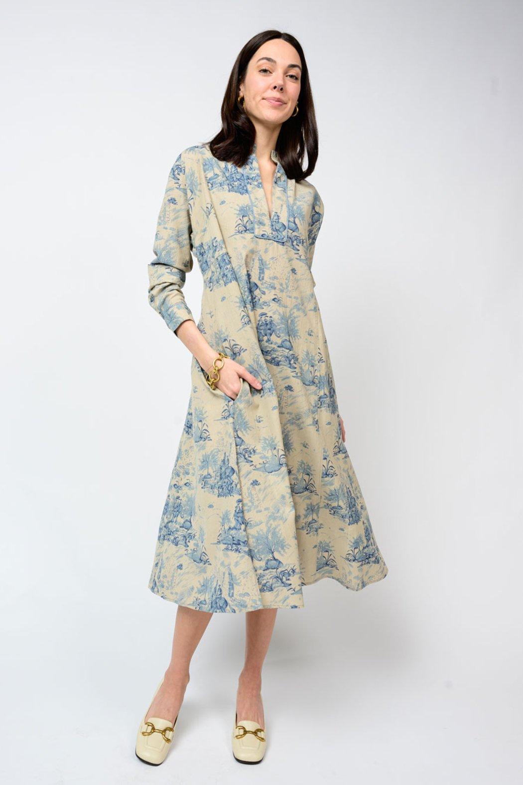 Toile Midi Dress Product Image