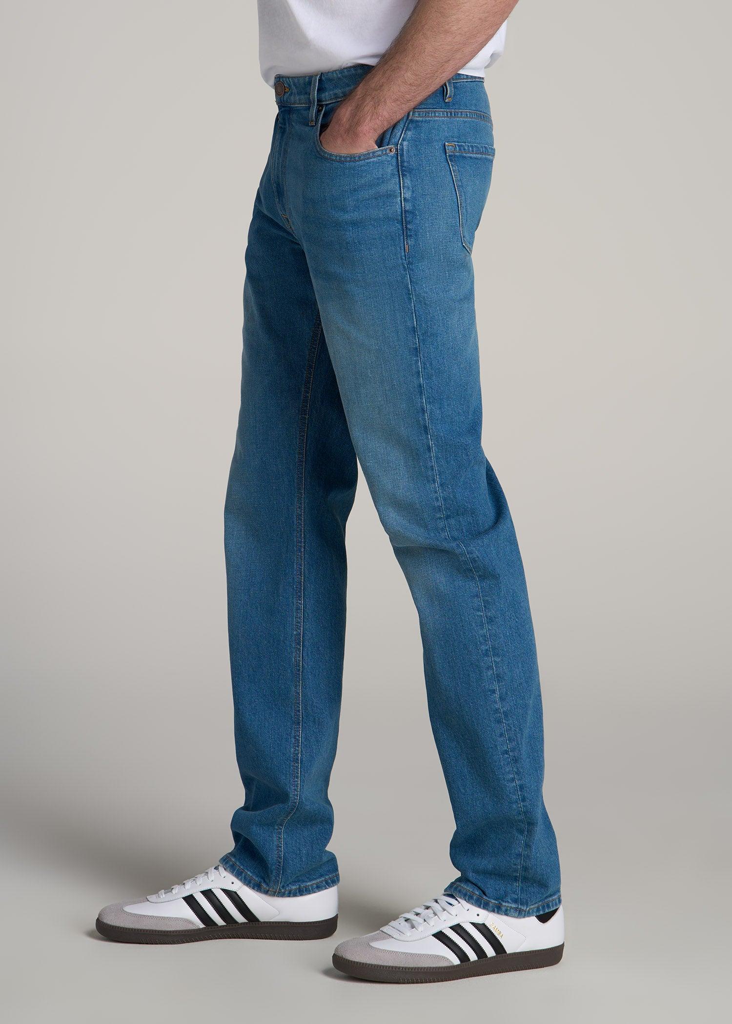 Americana Collection J1 Straight Fit Jeans For Tall Men in Sail Blue Male Product Image