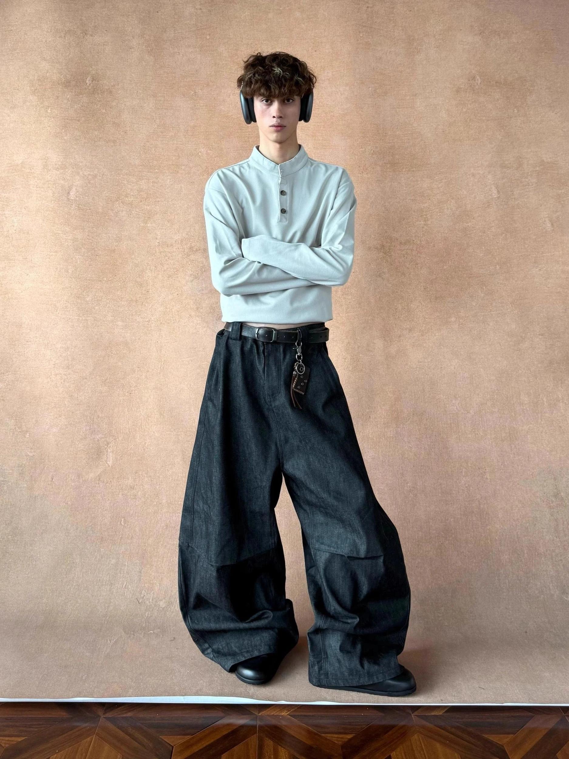 RT No. 18721 BUTTON COLLAR LONGSLEEVE Product Image