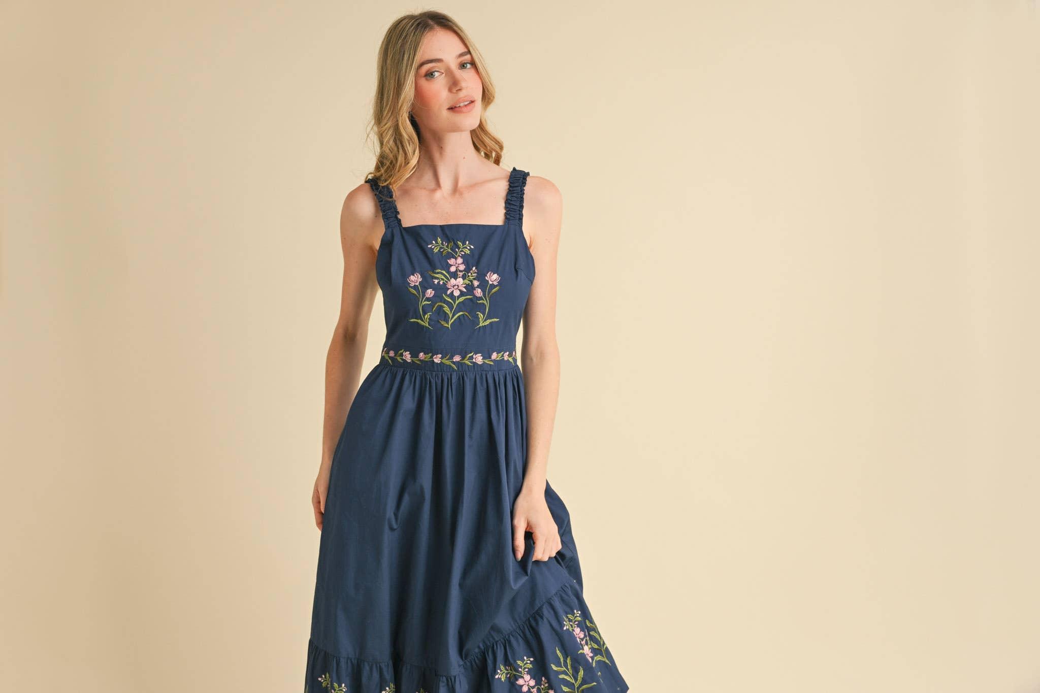 Cassia Embroidered Midi Product Image