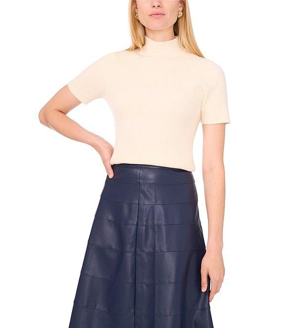 1. STATE Turtle Neck Short Sleeve Sweater Product Image