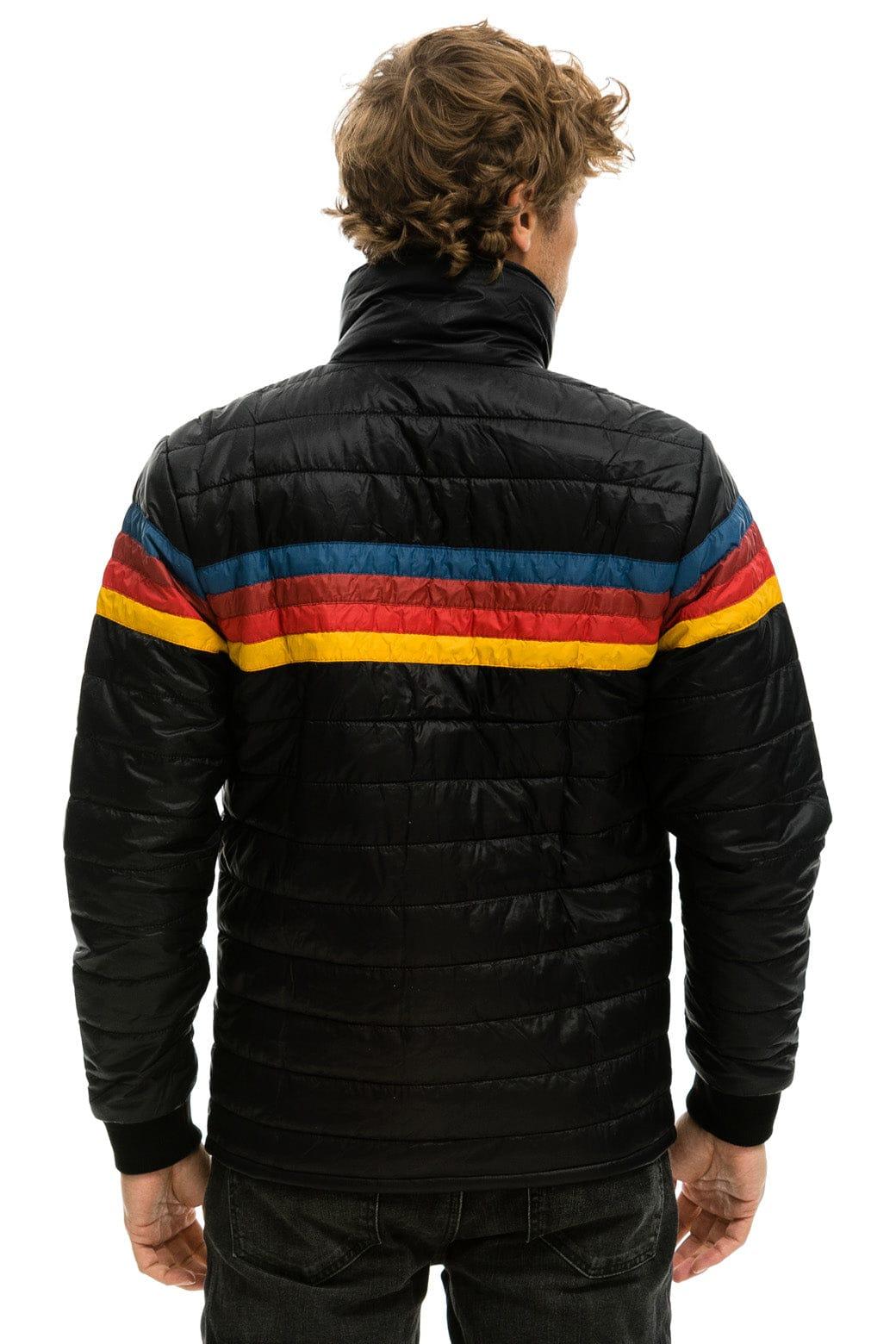 4 STRIPE JACKET  -  BLACK Male Product Image
