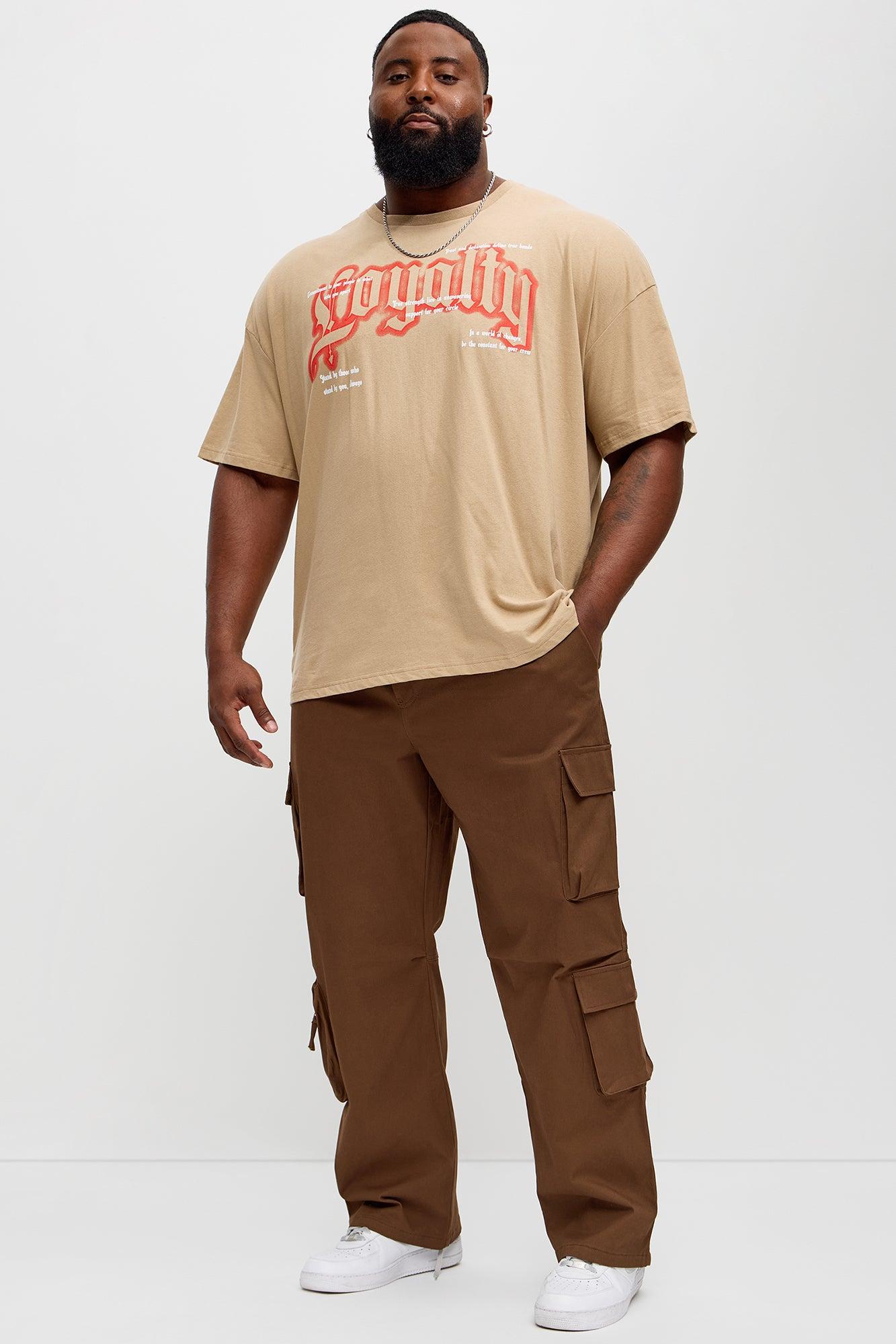 Royal Loyalty Oversized Short Sleeve Tee - Sand Product Image