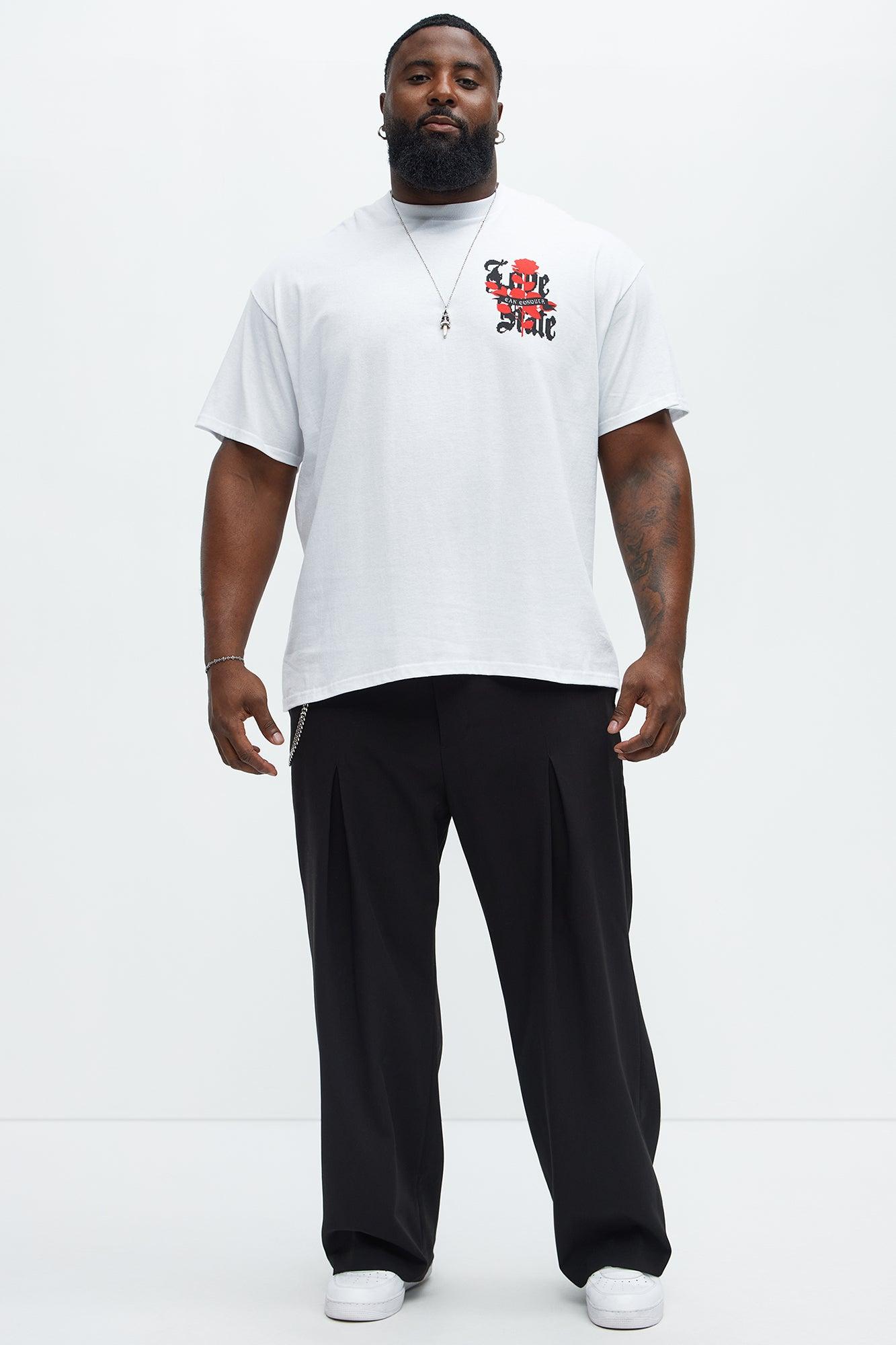 Love Can Conquer Short Sleeve Tee - White Product Image