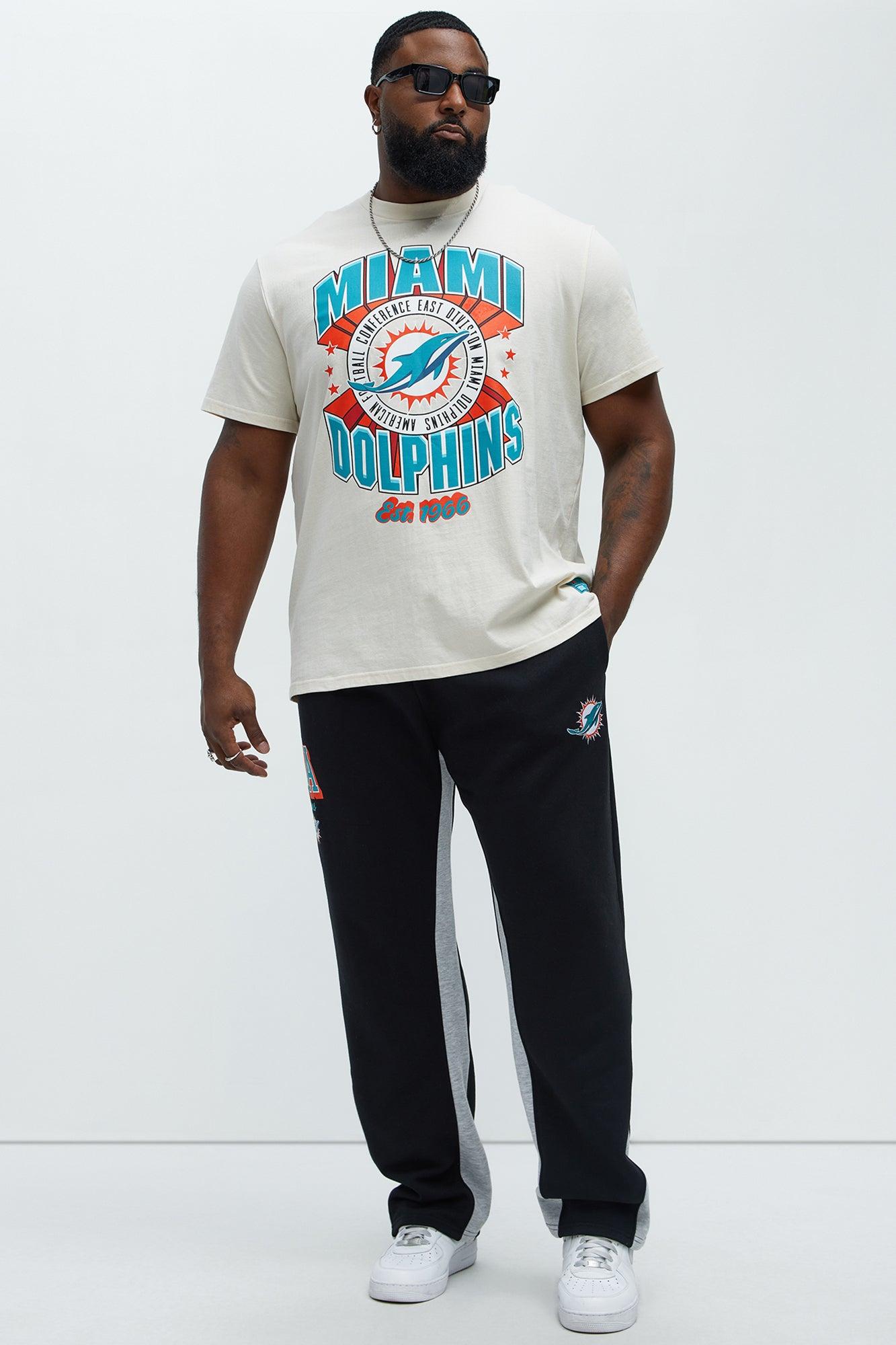 Dolphins Bold Flare Sweatpants - Black Product Image