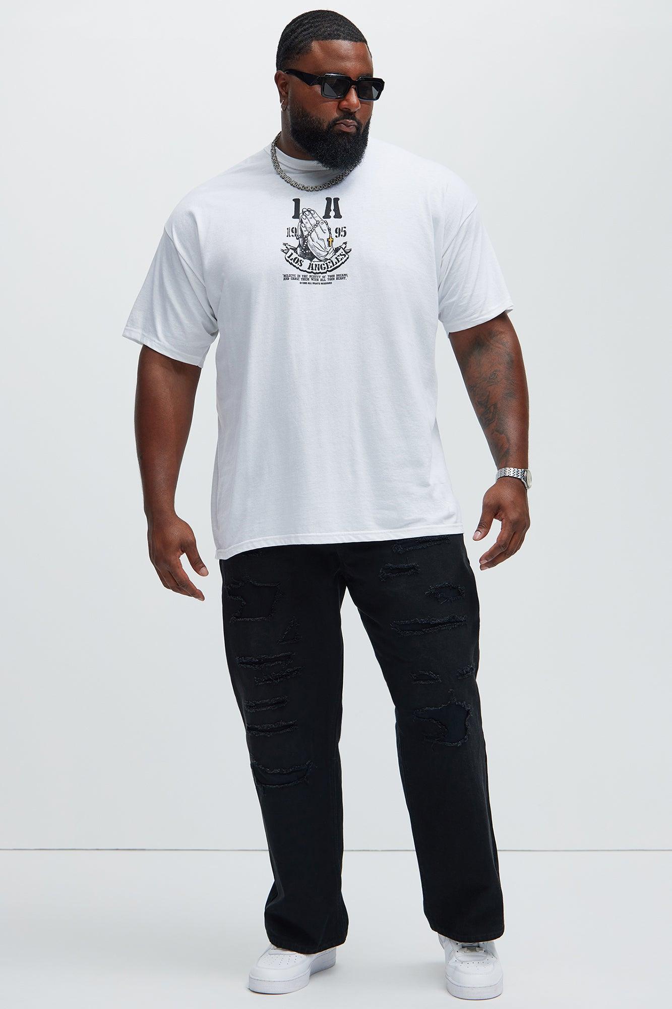 LA Blessed 1995 Short Sleeve Tee - White Product Image