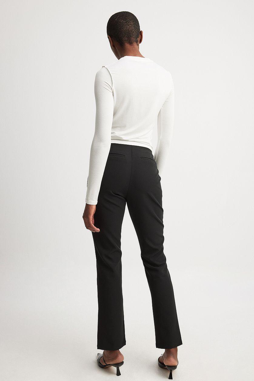 Front Slit Suit Pants Product Image