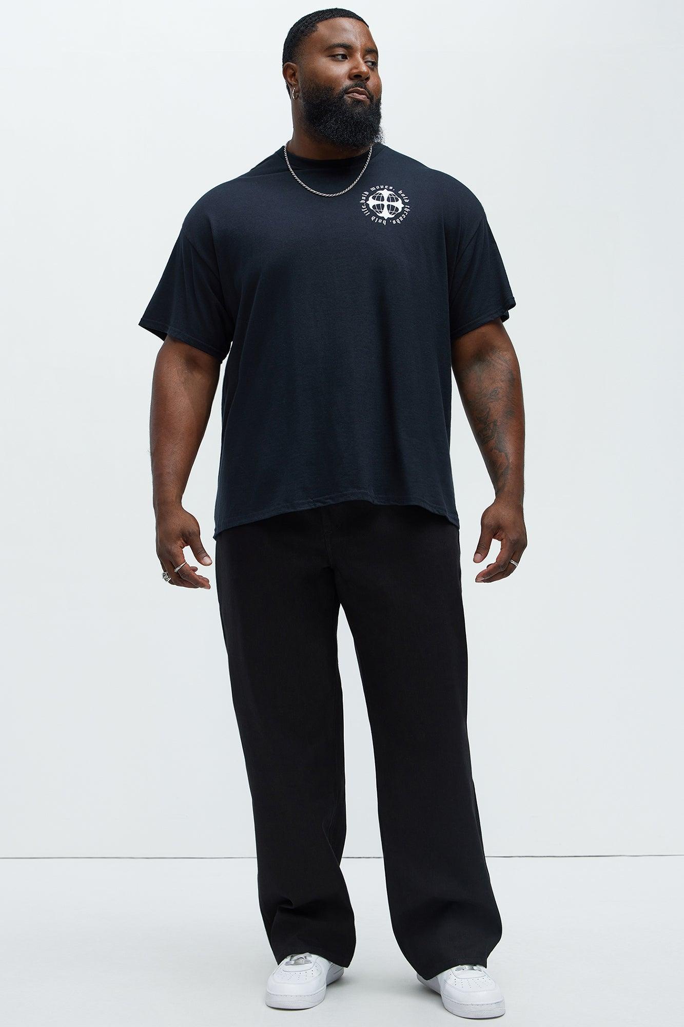 Bold Quote Short Sleeve Tee - Black Product Image