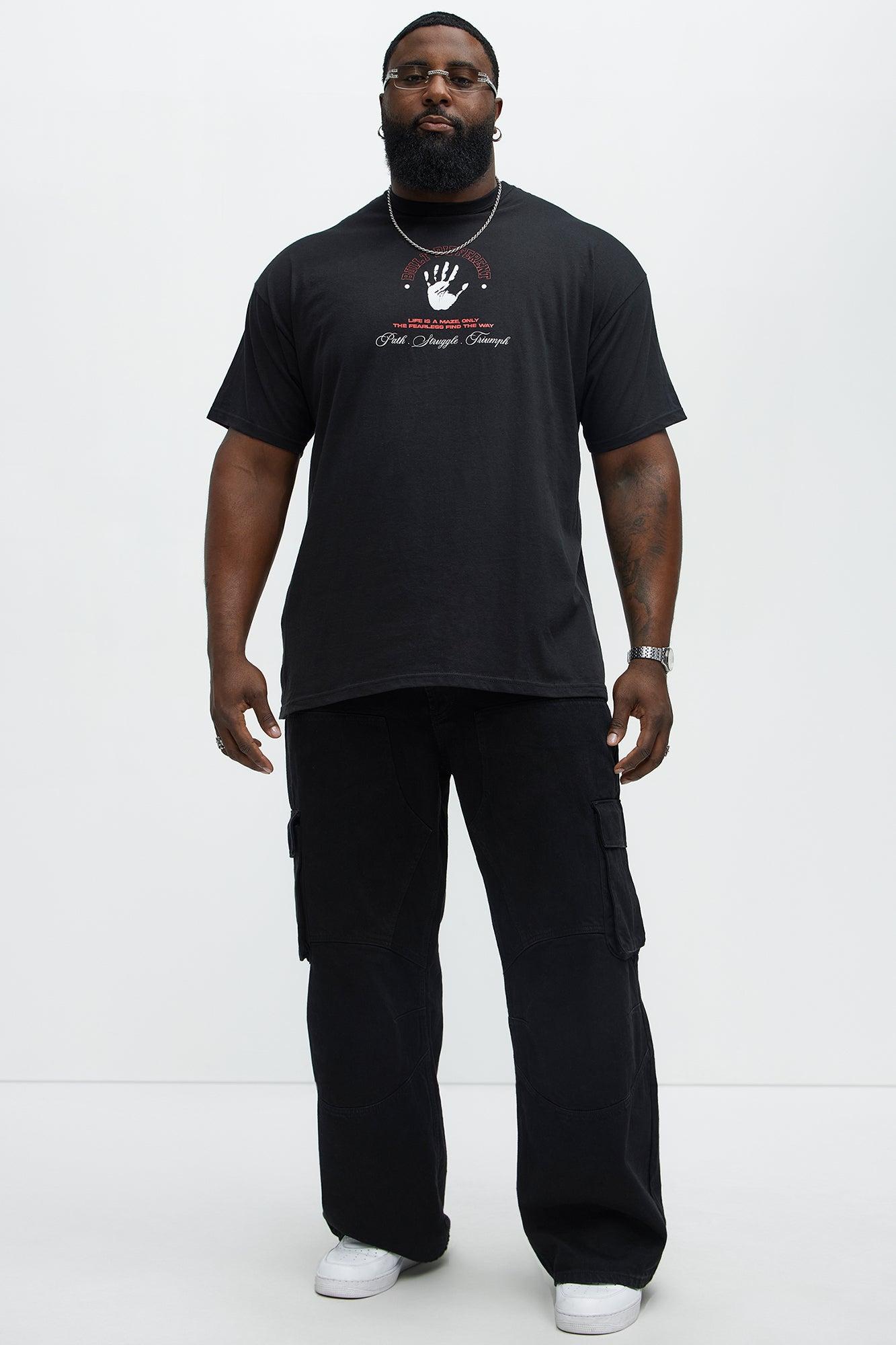 Path Struggle Triumph Short Sleeve Tee - Black Product Image