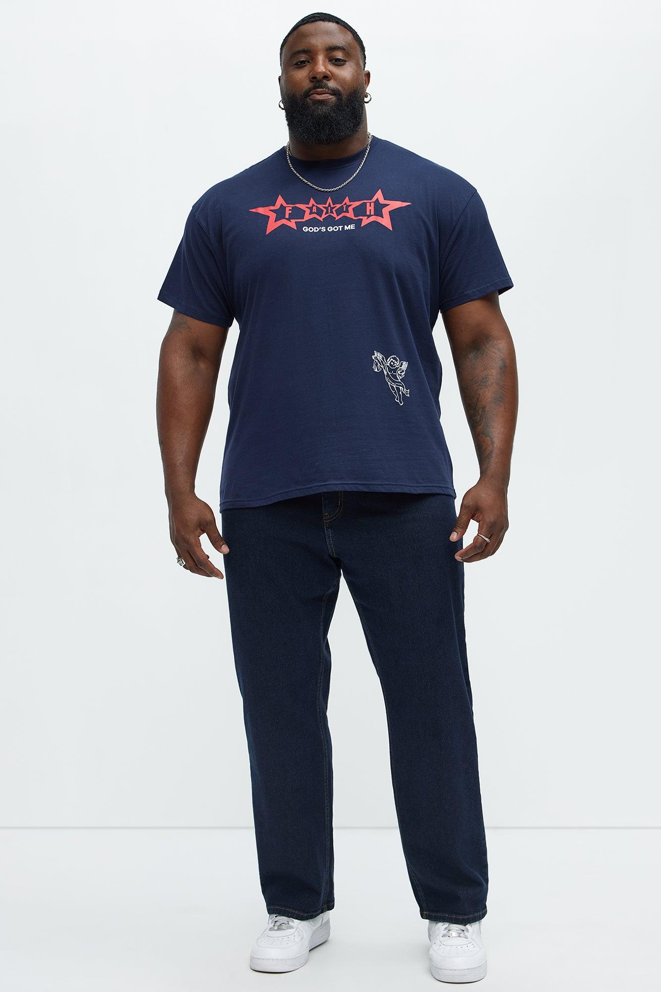 God's Got Me Short Sleeve Tee - Navy Product Image