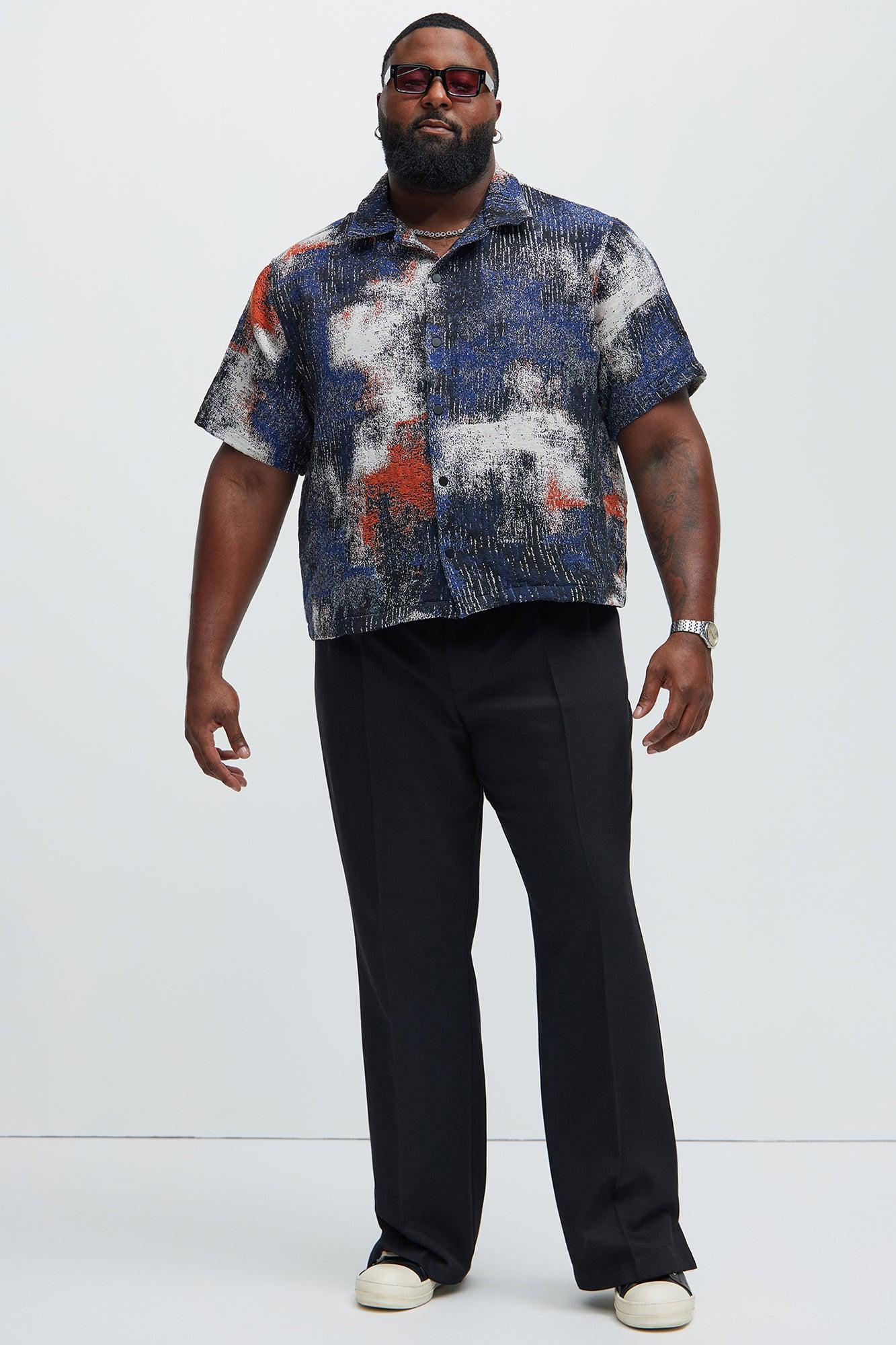 Galaxy Tapestry Shirt - Blue/combo Product Image