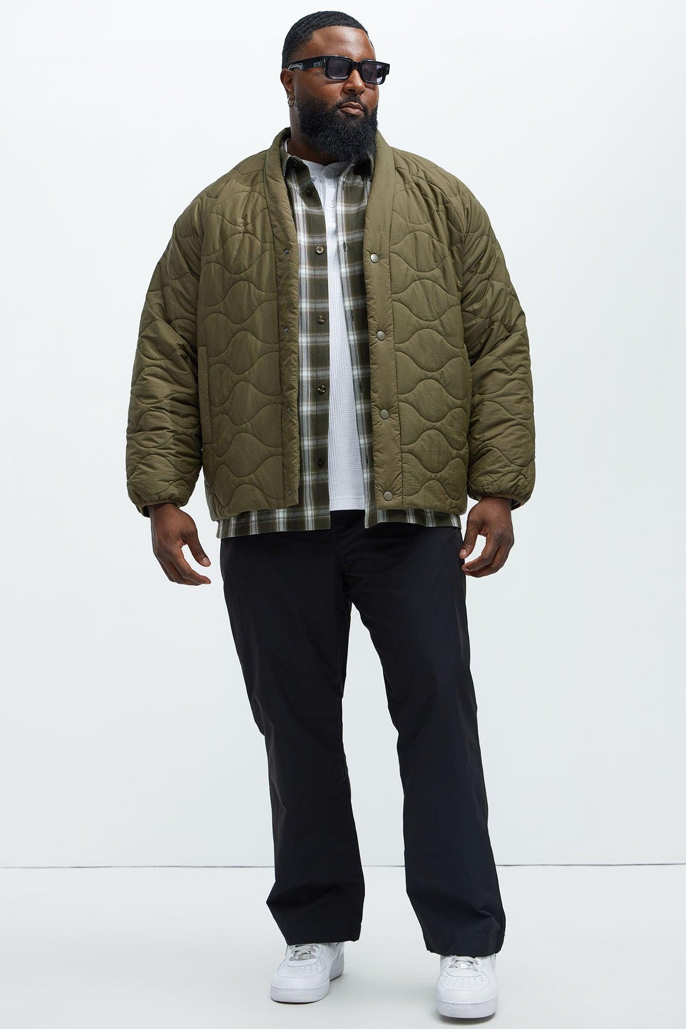 Good Luck Quilted Jacket - Olive Product Image