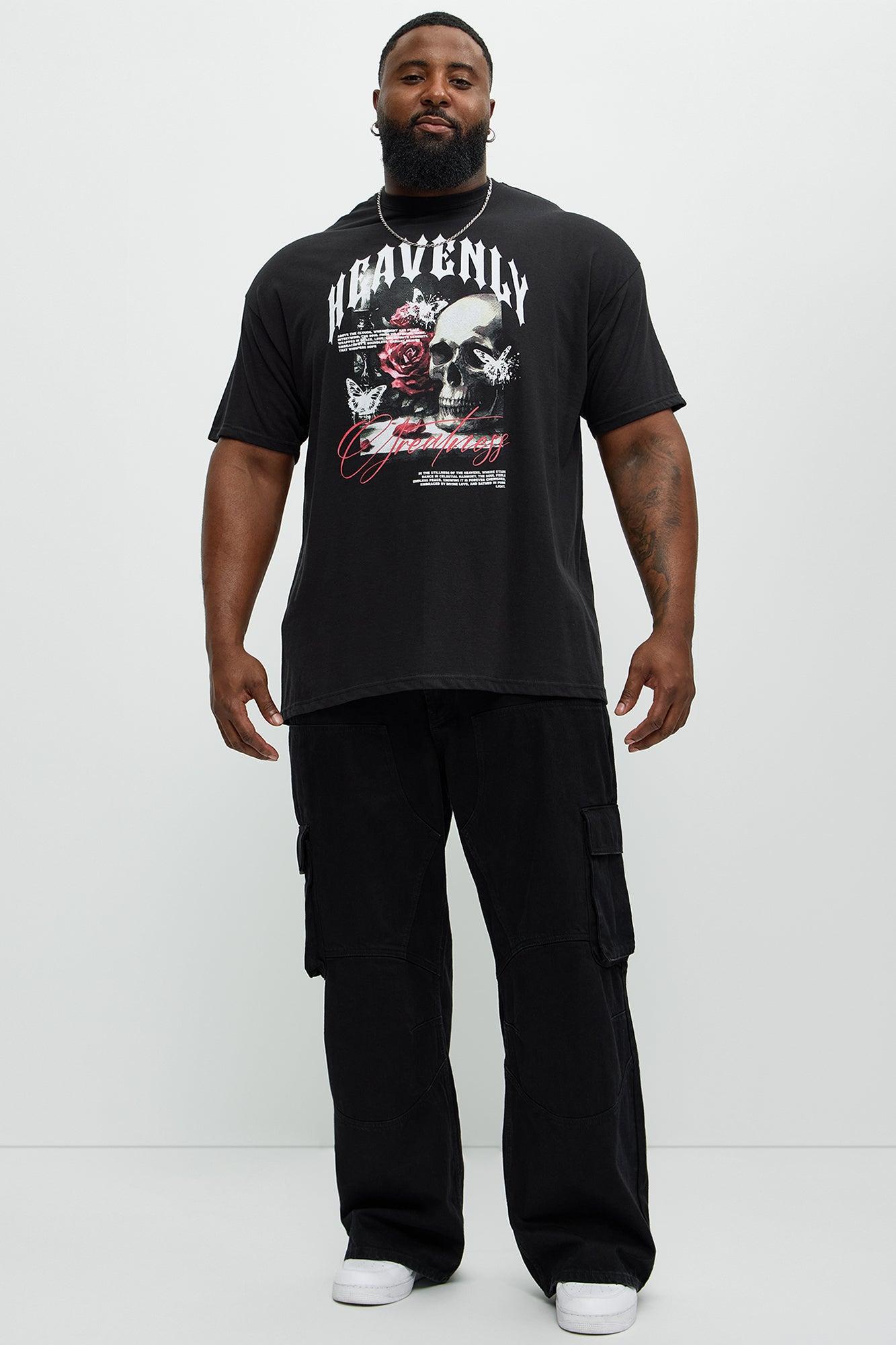 Heavenly Greatness Short Sleeve Tee - Black Product Image