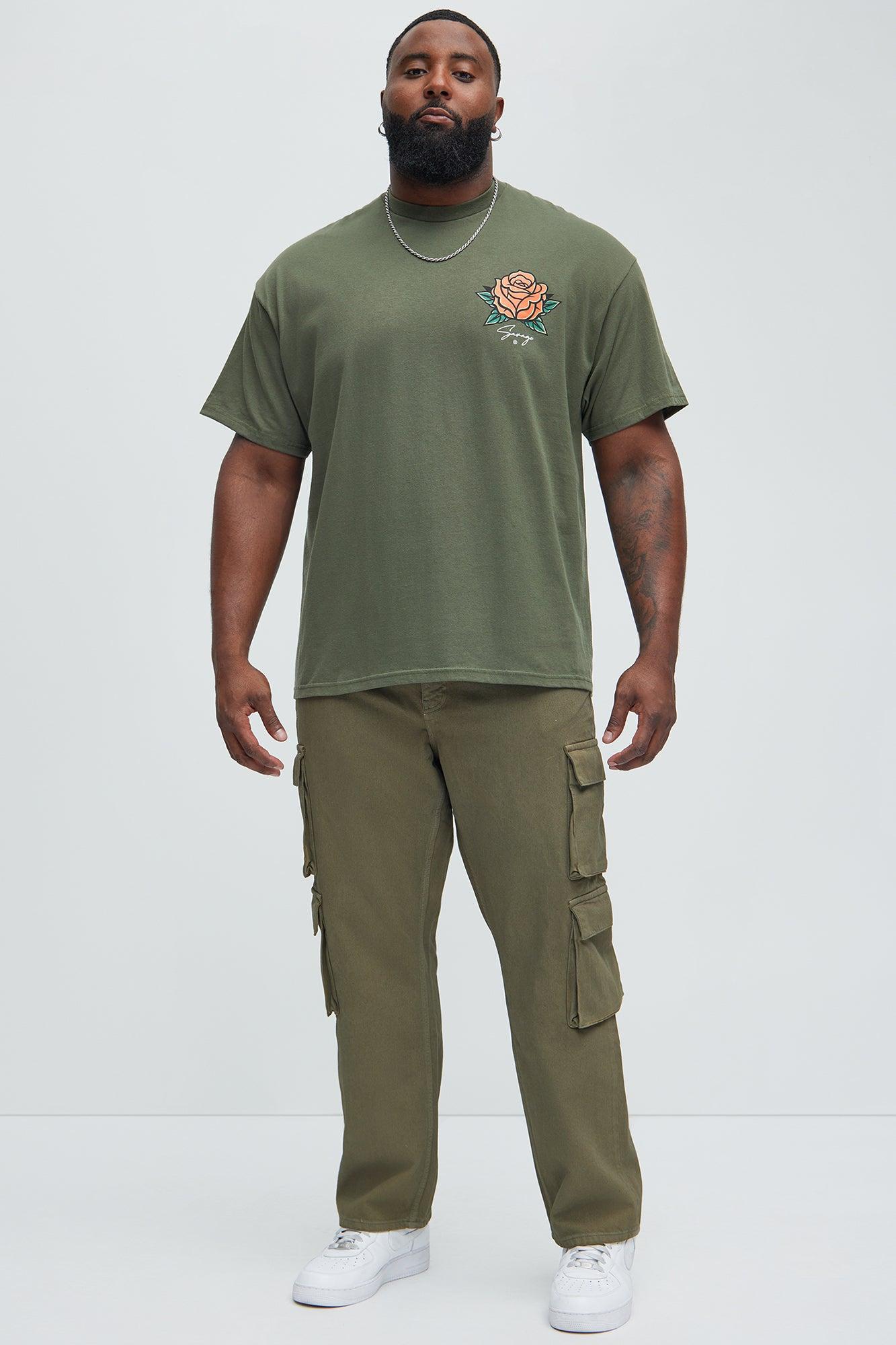 Forever Savage Short Sleeve Tee - Olive Product Image
