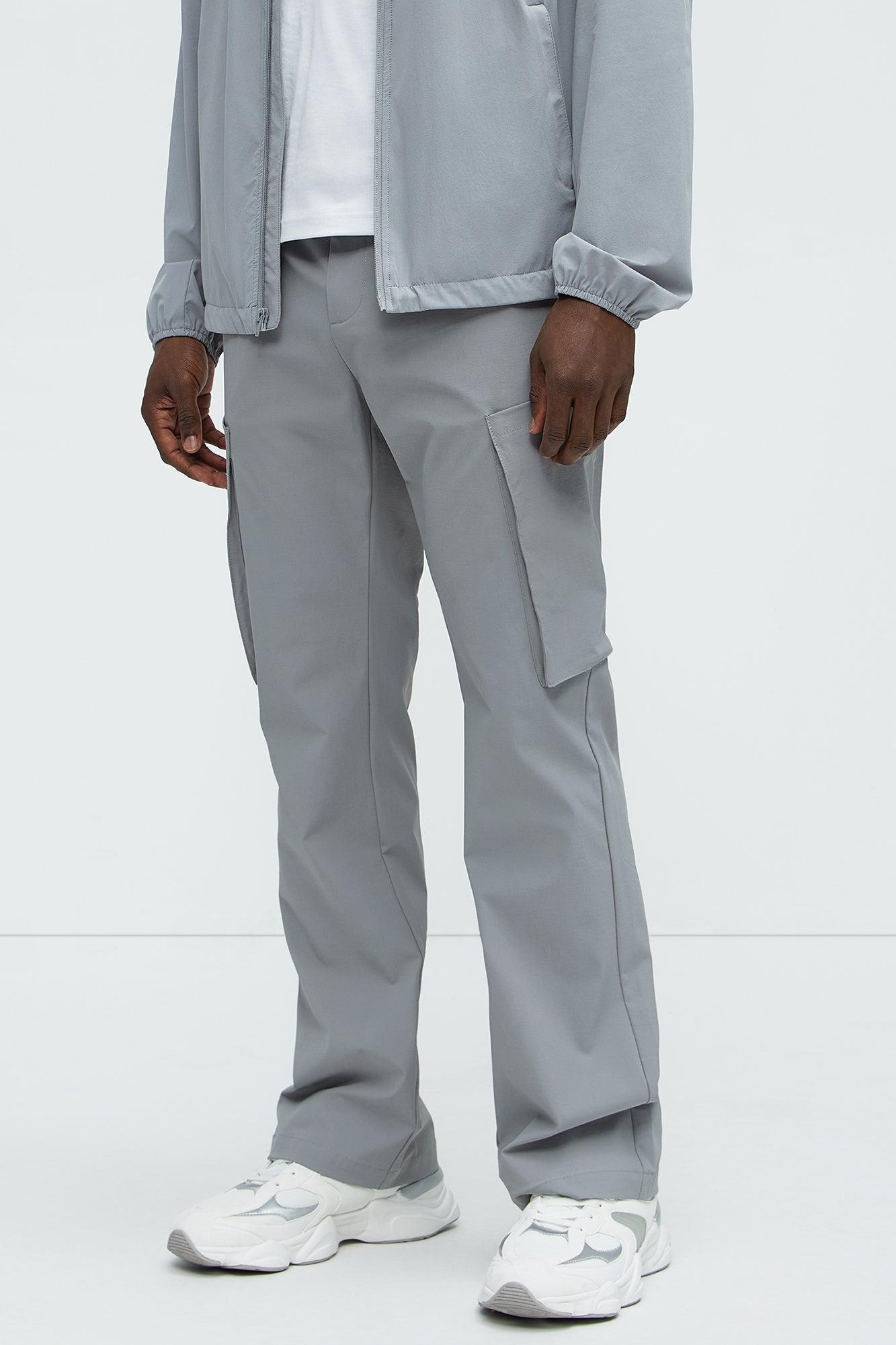 Easy Tech Slim Flare Pants - Grey Product Image