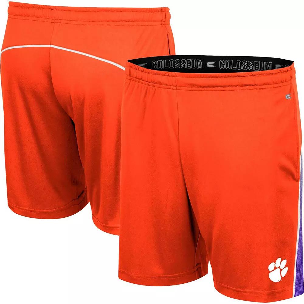 Men's Colosseum Orange Clemson Tigers Laws of Physics Shorts,  Product Image