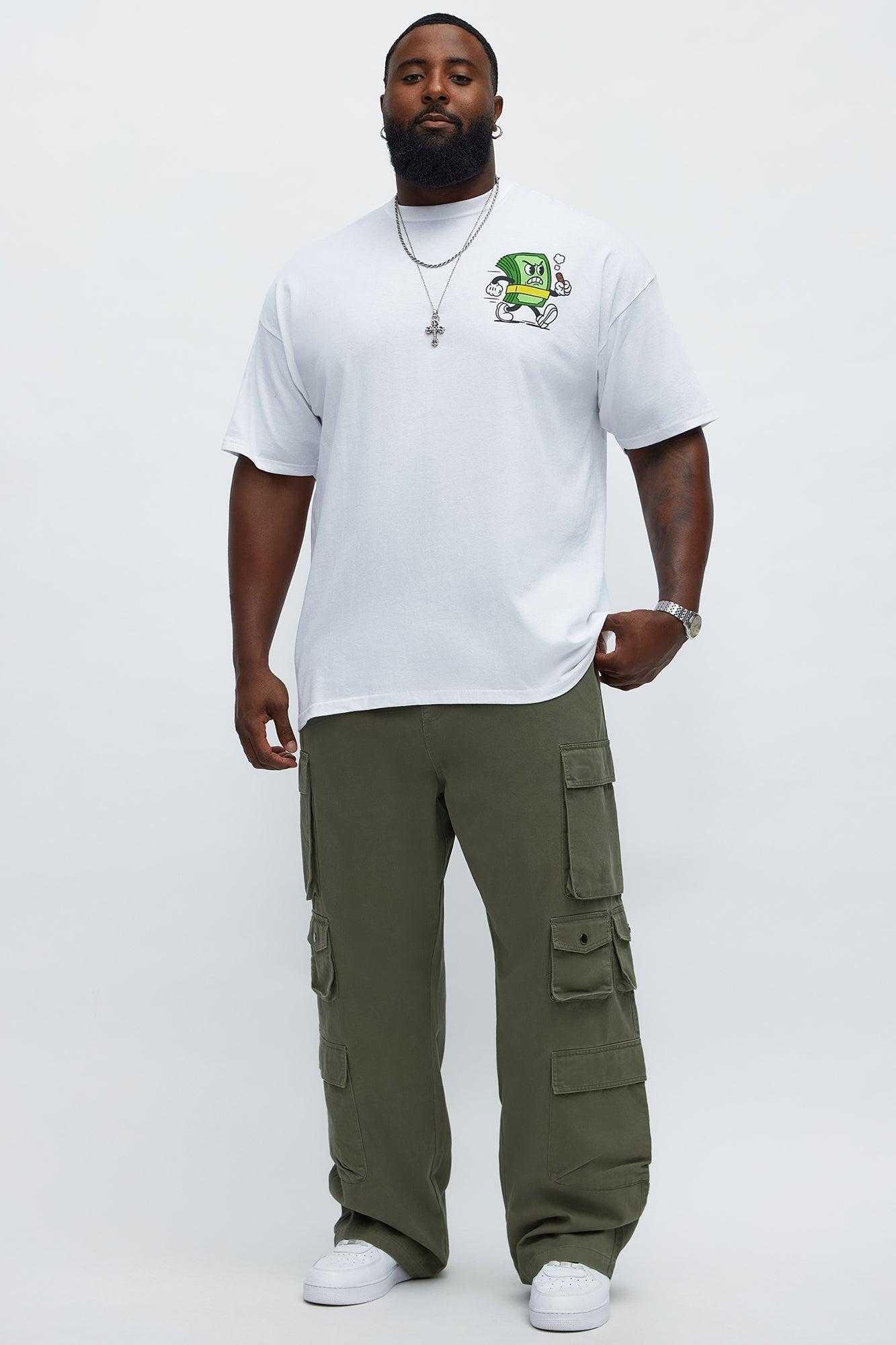 Straight Void Runner Cargo Pants - Olive Male Product Image